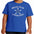 Brite Star Twirlers- Youth Short Sleeve Crew Neck Screen Printed Hoodie Beckys-Boutique.com Small Blue