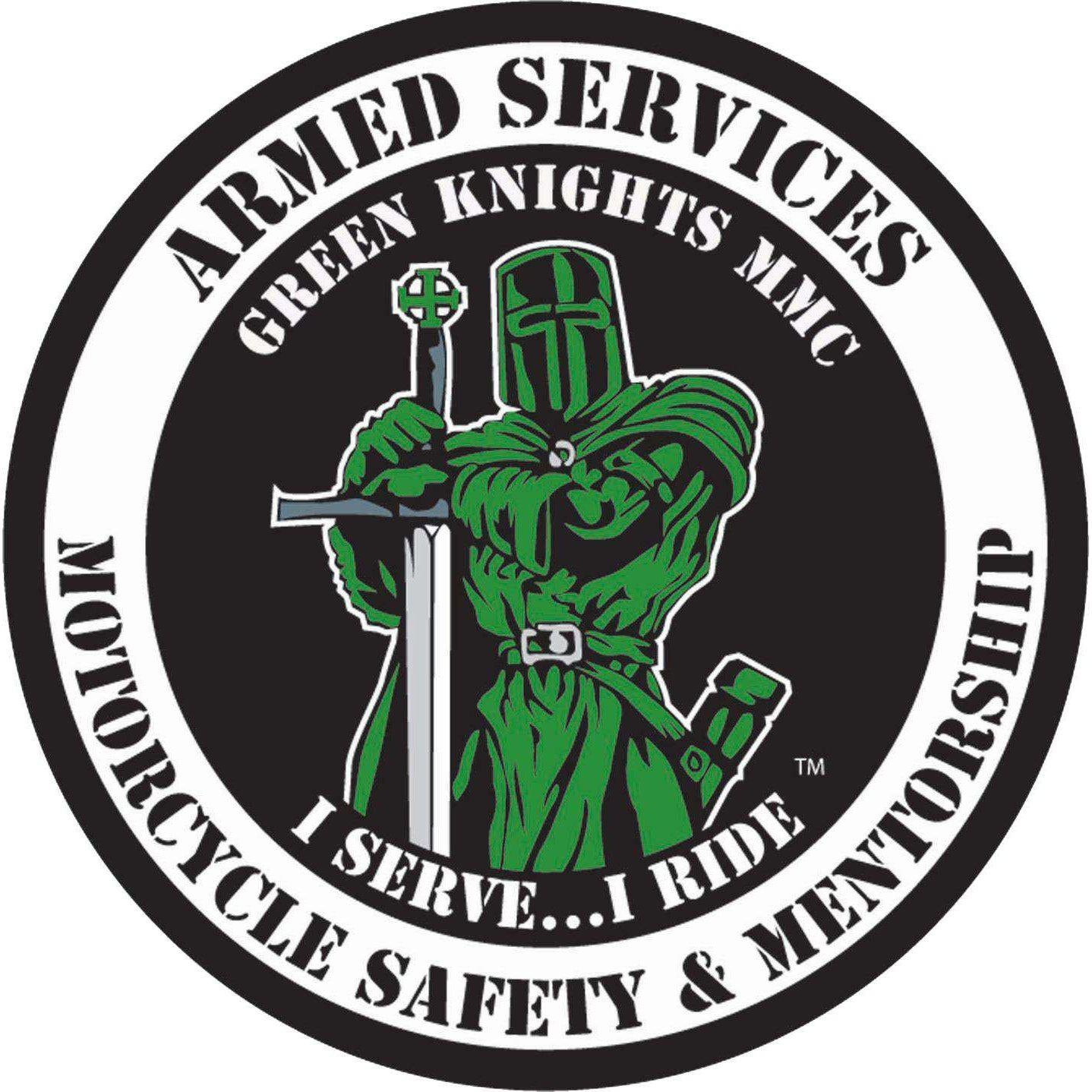 Green Knights Military Motorcycle Club-Beckys-Boutique.com