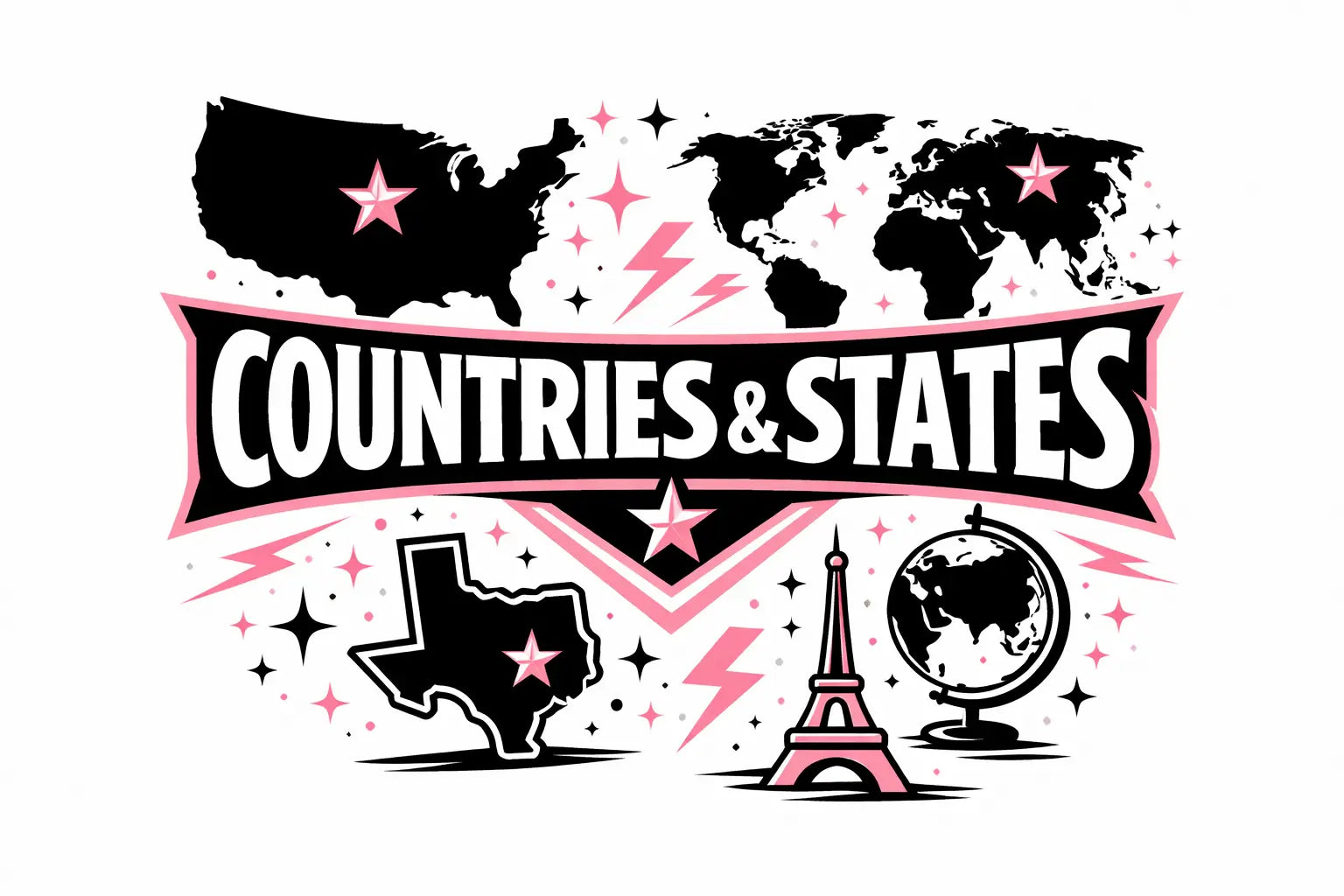 Countries & States-Beckys-Boutique.com