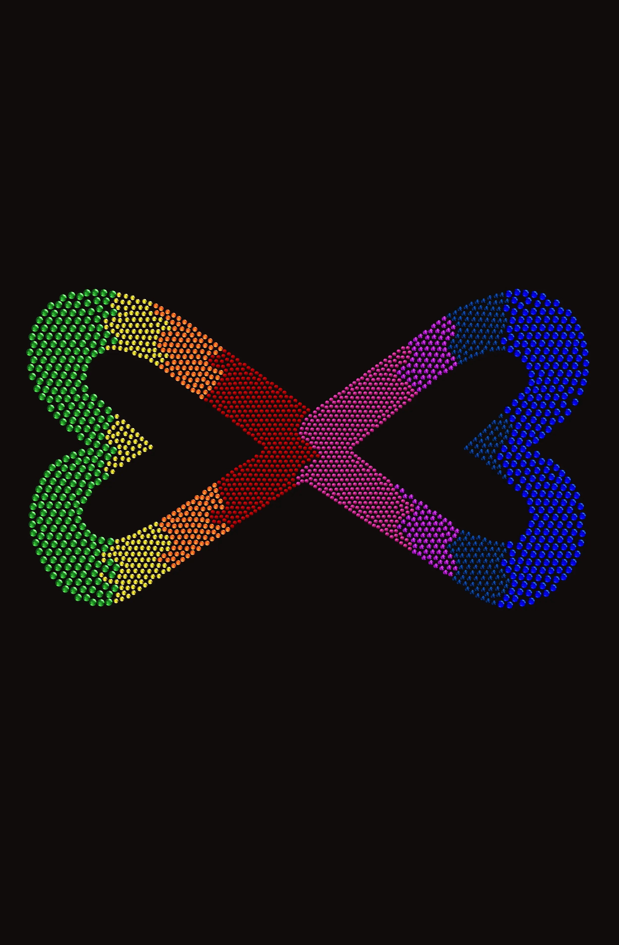 Asperger's Awareness Autism Rainbow Infinity Symbol Shirt
