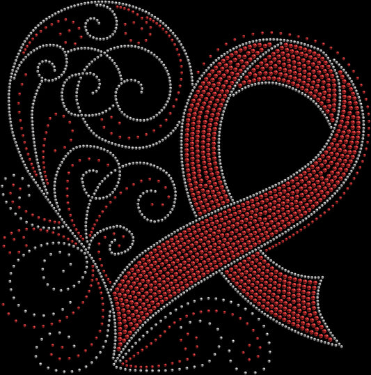 Spread hope and support in sparkle style with this Stroke Awareness Swirly Heart rhinestone shirt. Perfect for survivors, caregivers, awareness walks, and support groups.
