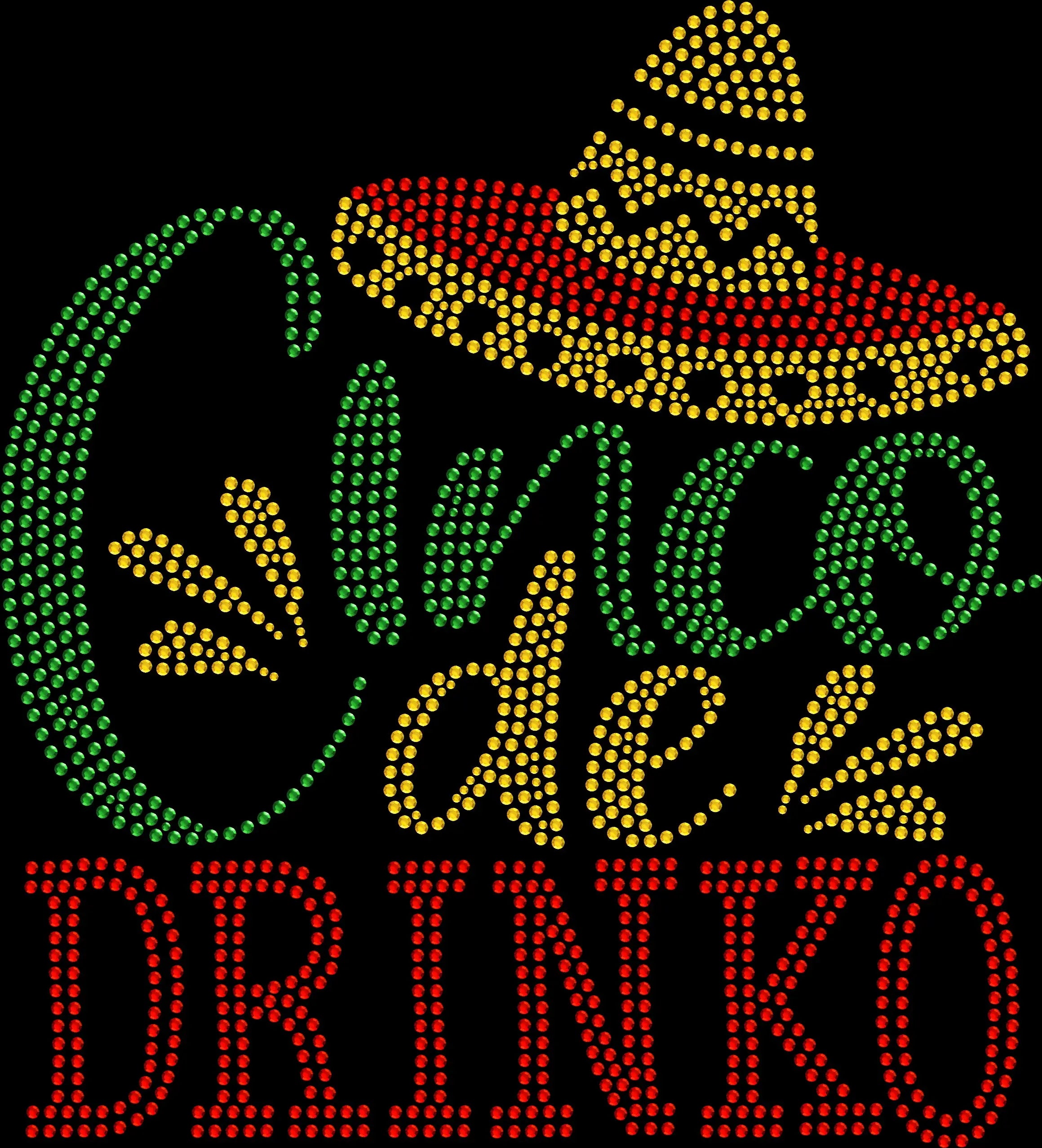 Cinco de Drinko rhinestone shirt featuring sparkling crystal lettering on a soft women’s fiesta party tee, perfect for Cinco de Mayo celebrations and girls night out