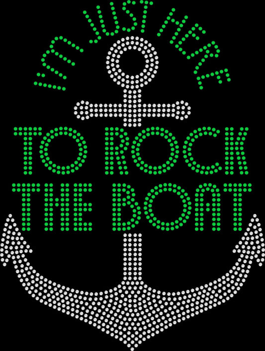 Bring the energy on your cruise with this “Rock the Boat” rhinestone shirt. Perfect for parties, girls trips, and fun vacation outfits.