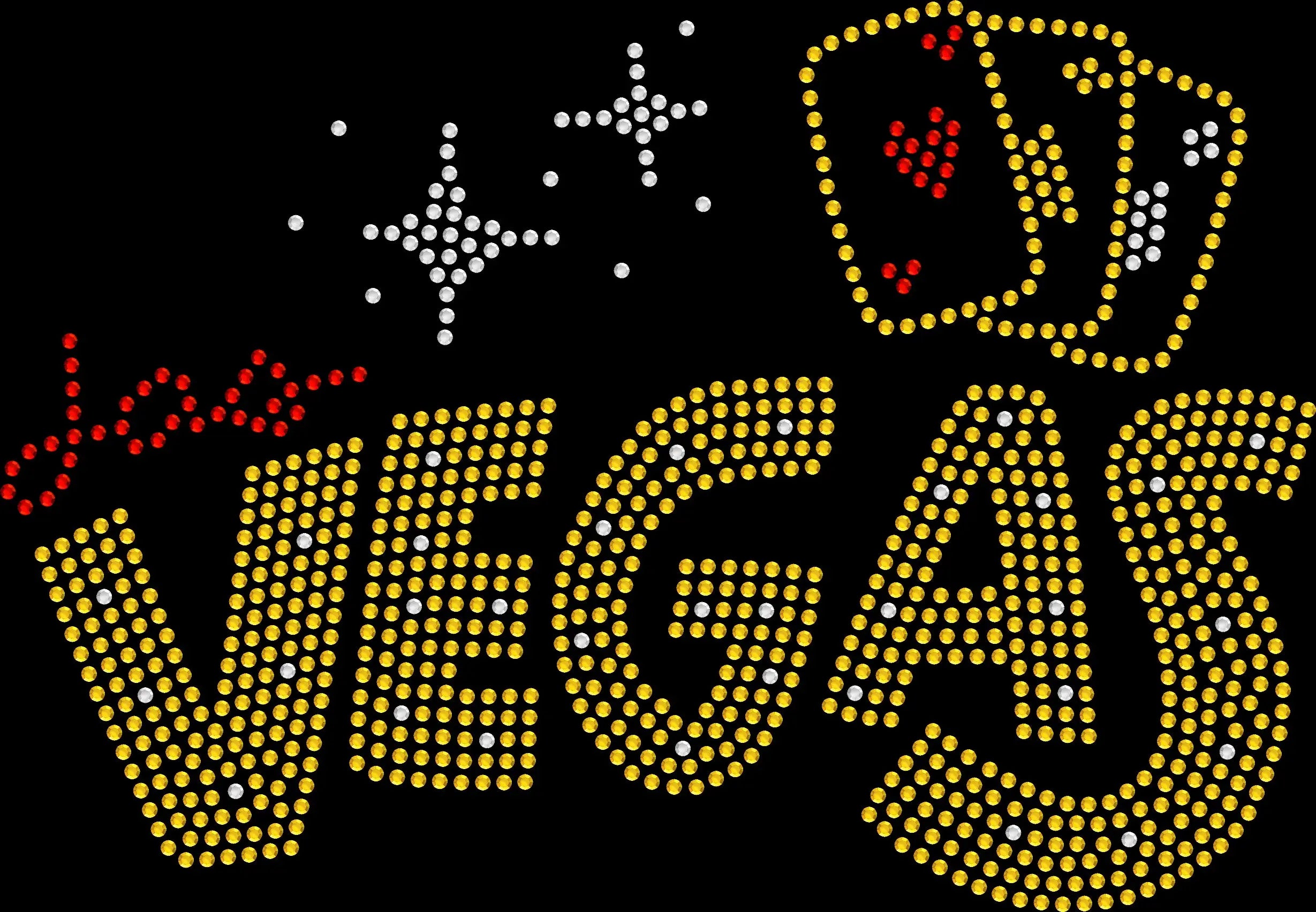 Sparkling Las Vegas vacation shirt for girls’ trips, casino weekends, birthdays, and bachelorette parties in rhinestones or holographic spangles.