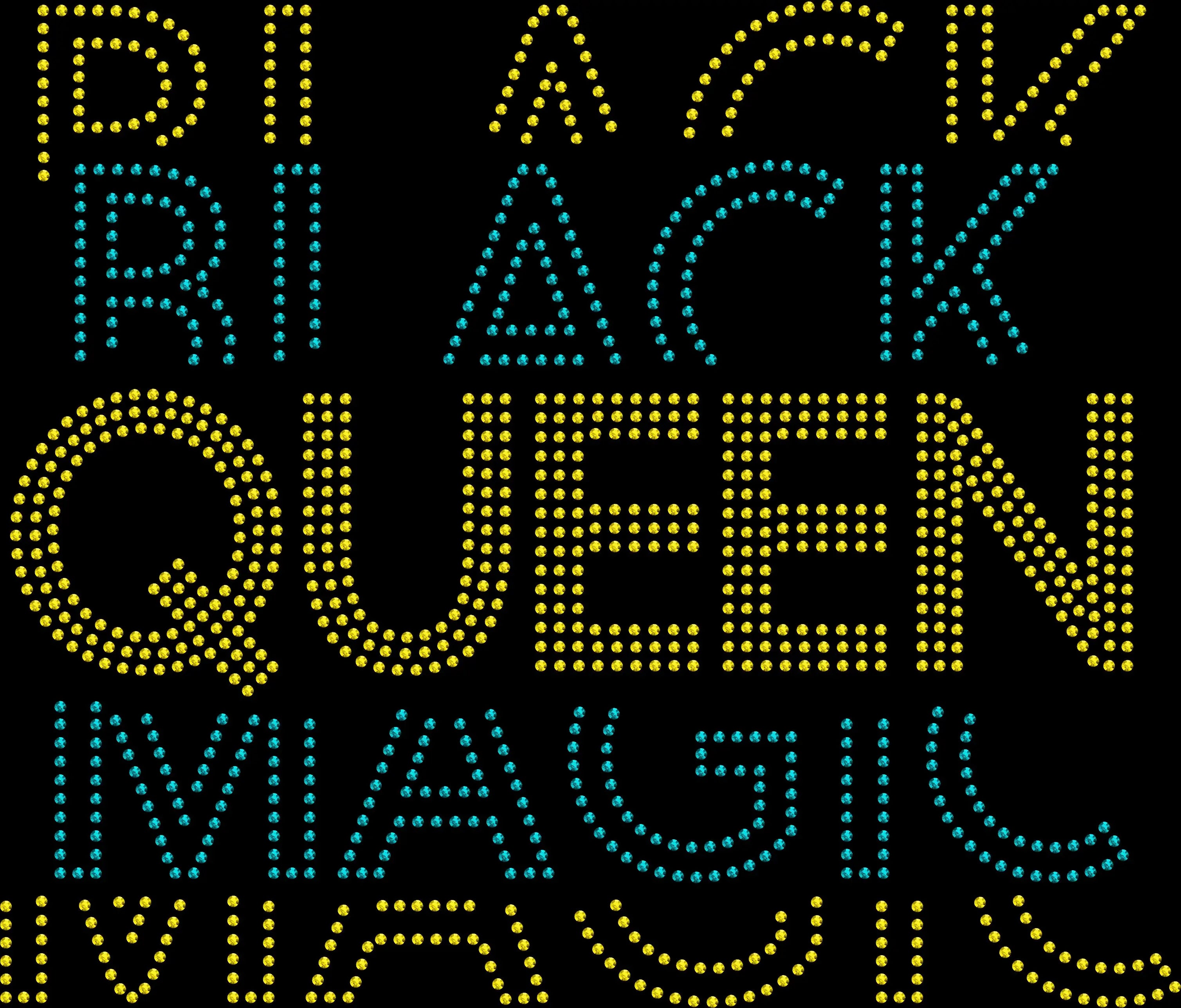 Sparkling rhinestone Black Queen Magic shirt on a black t-shirt, empowering bling tee for women with bold statement design.