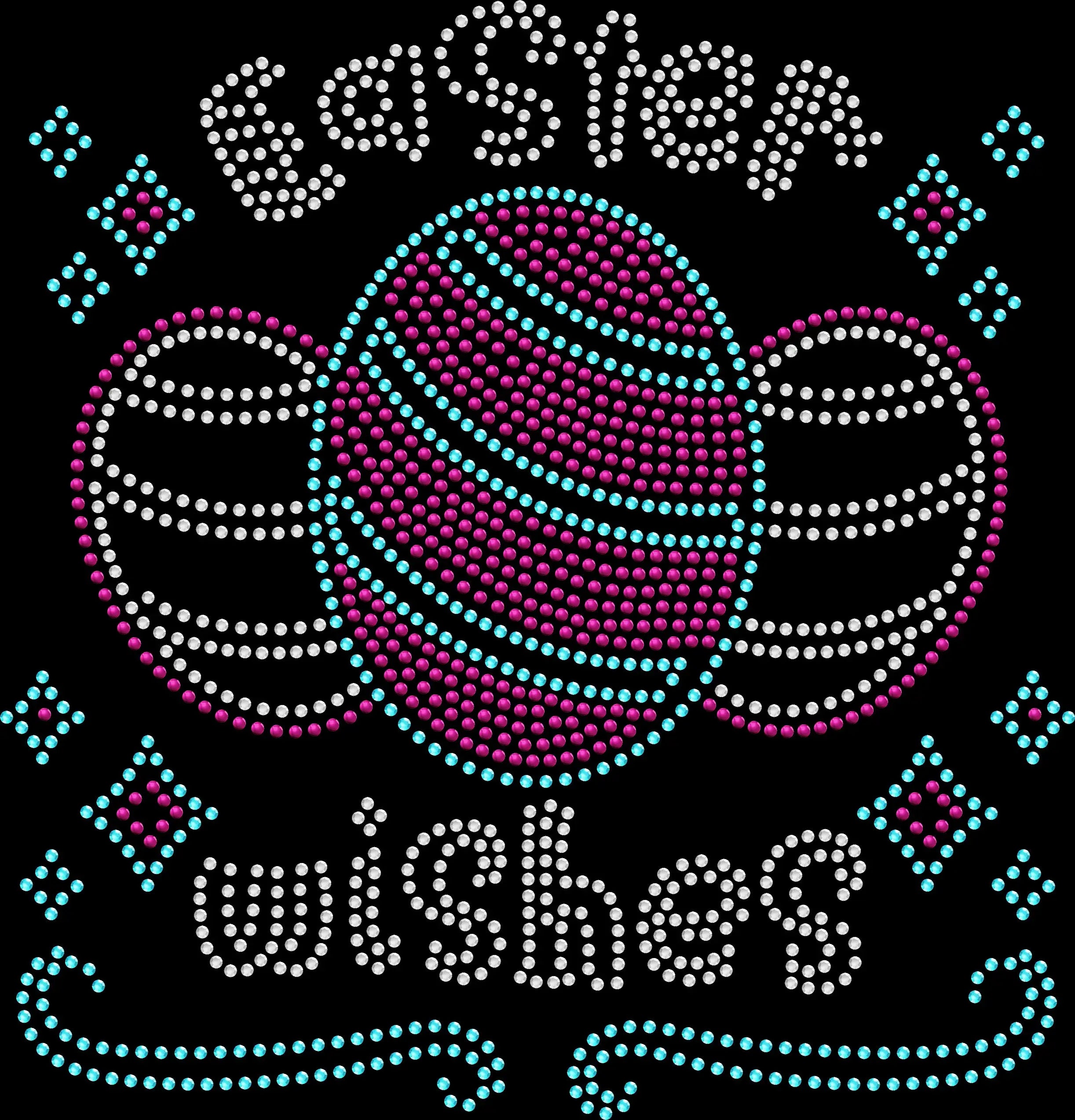 Easter Wishes rhinestone shirt featuring sparkling crystal lettering on a soft women’s spring holiday tee, perfect for Easter brunch, church services, and festive celebrations