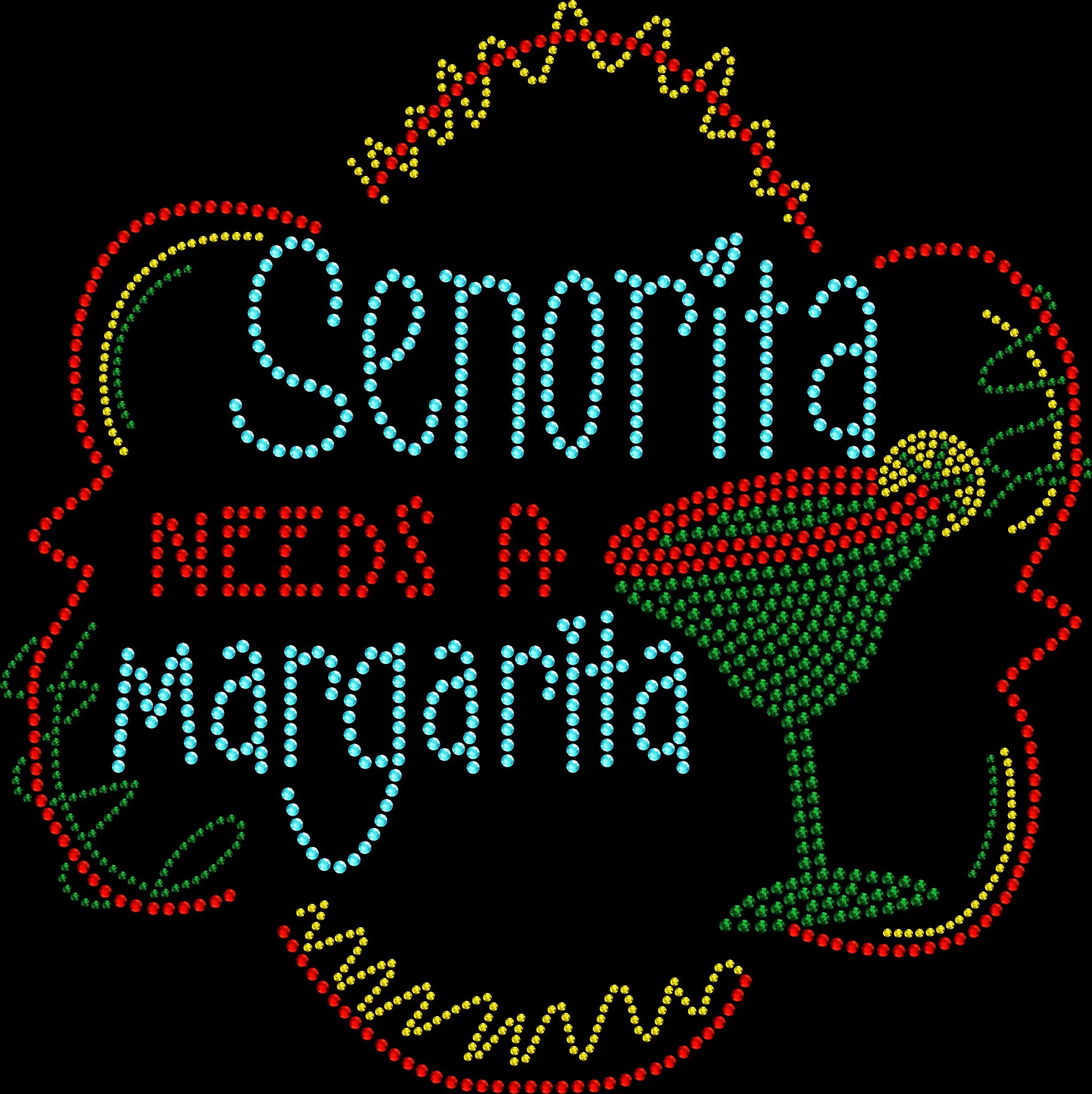 Senorita needs margarita shirt, rhinestone fiesta shirt, margarita party tee, sparkly Cinco de Mayo shirt, women’s fiesta top, bling margarita shirt, girls trip outfit, funny party shirt, glam fiesta tee, taco Tuesday shirt, bachelorette party shirt, Mexican party outfit