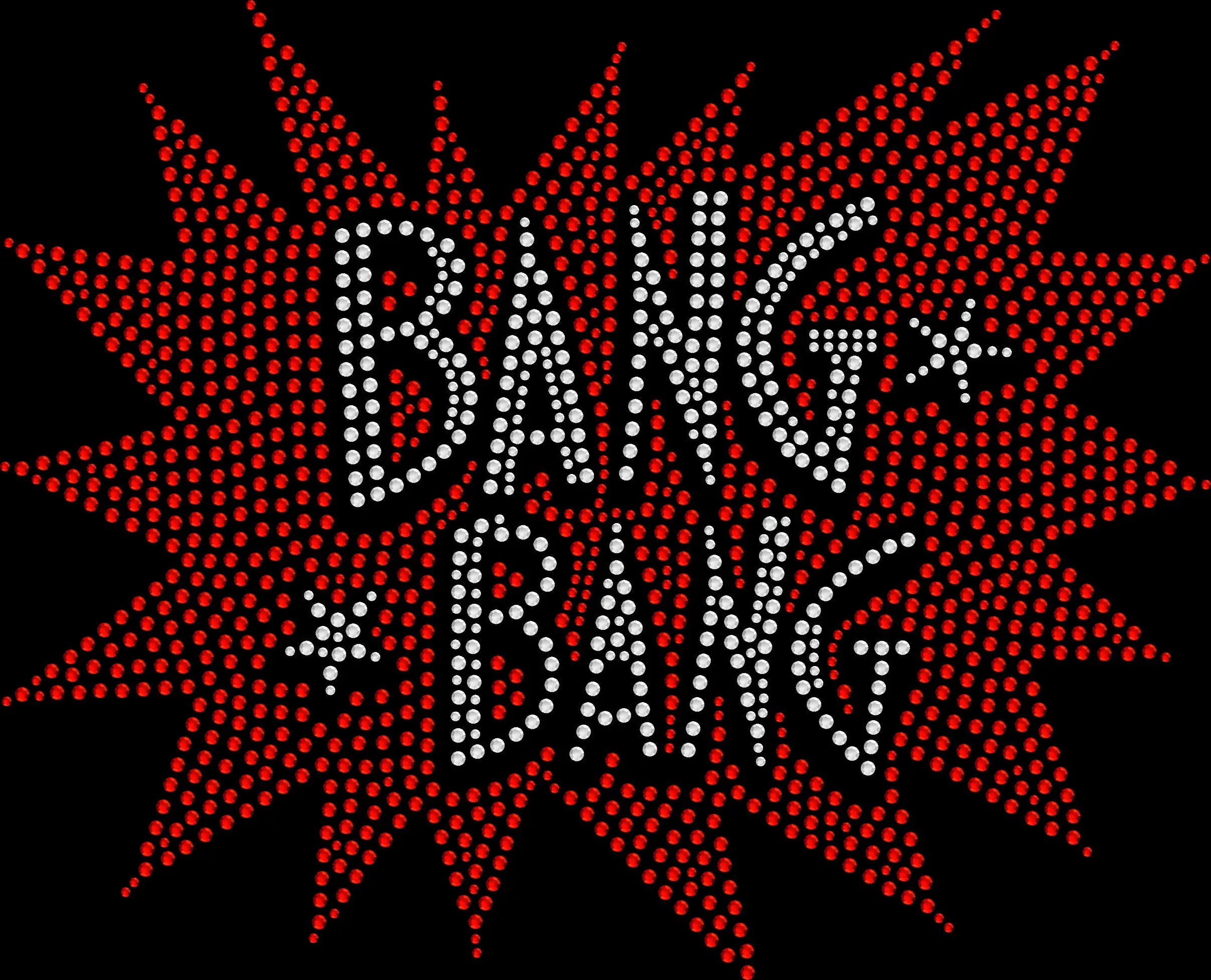 Bang Bang Firework rhinestone shirt with sparkling crystal lettering on a soft unisex tee, patriotic 4th of July bling shirt for women, festive sparkle apparel with high shine rhinestones