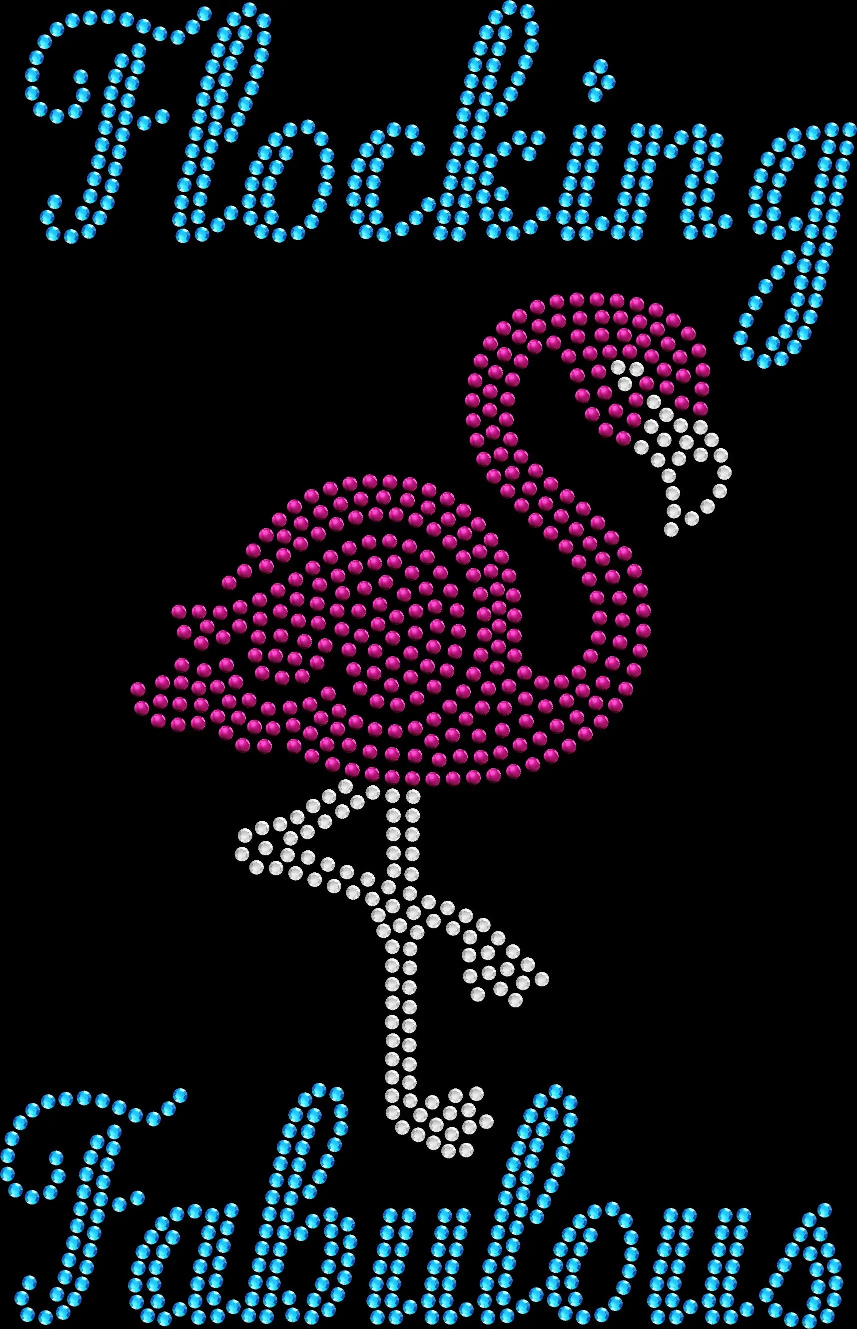 Flocking Fabulous Standing Flamingo shirt featuring a playful tropical flamingo design created with premium glass rhinestones or holographic spangles. Perfect for flamingo lovers, beach vacations, cruises, girls' trips, tropical getaways, poolside outings, summer travel, and fun everyday style. 🦩💖🌴✨💎