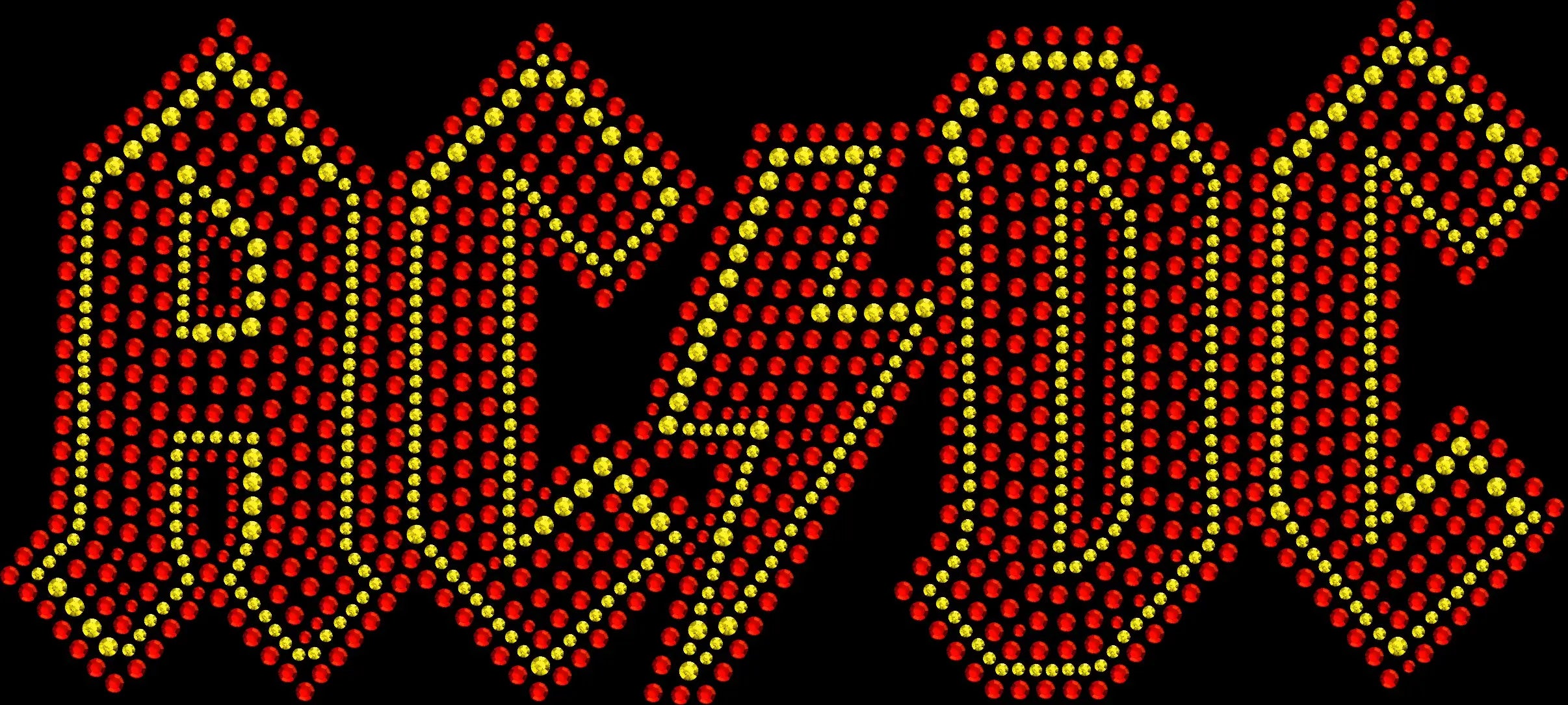 Fan-inspired AC/DC style rhinestone shirt featuring sparkling crystal lettering on a soft women’s tee, perfect for rock concerts, music festivals, and edgy sparkle outfits.
