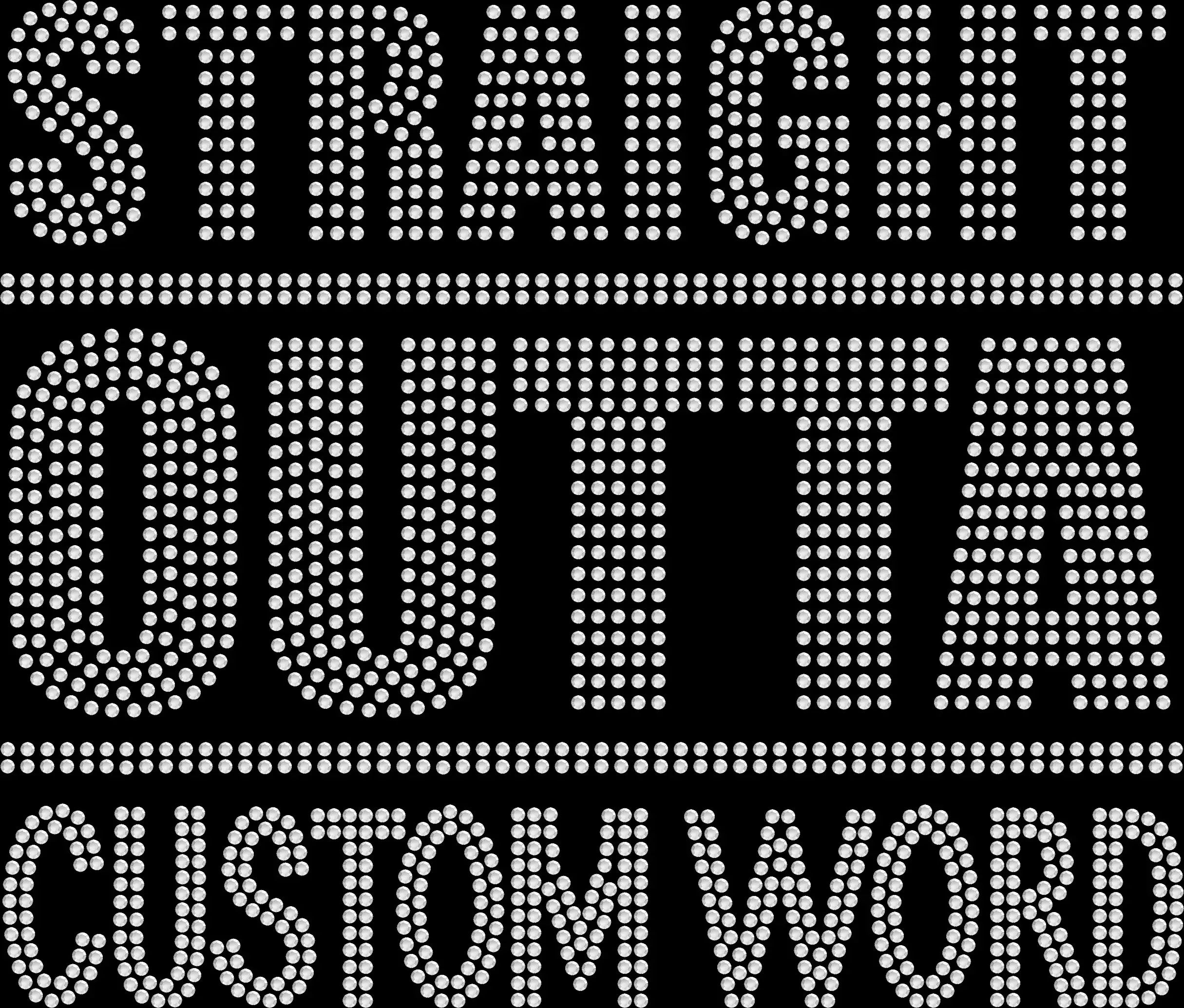 Custom Straight Outta rhinestone shirt featuring sparkling crystal lettering with personalized wording on a soft women’s tee, perfect for custom gifts, events, and bold everyday sparkle wear.