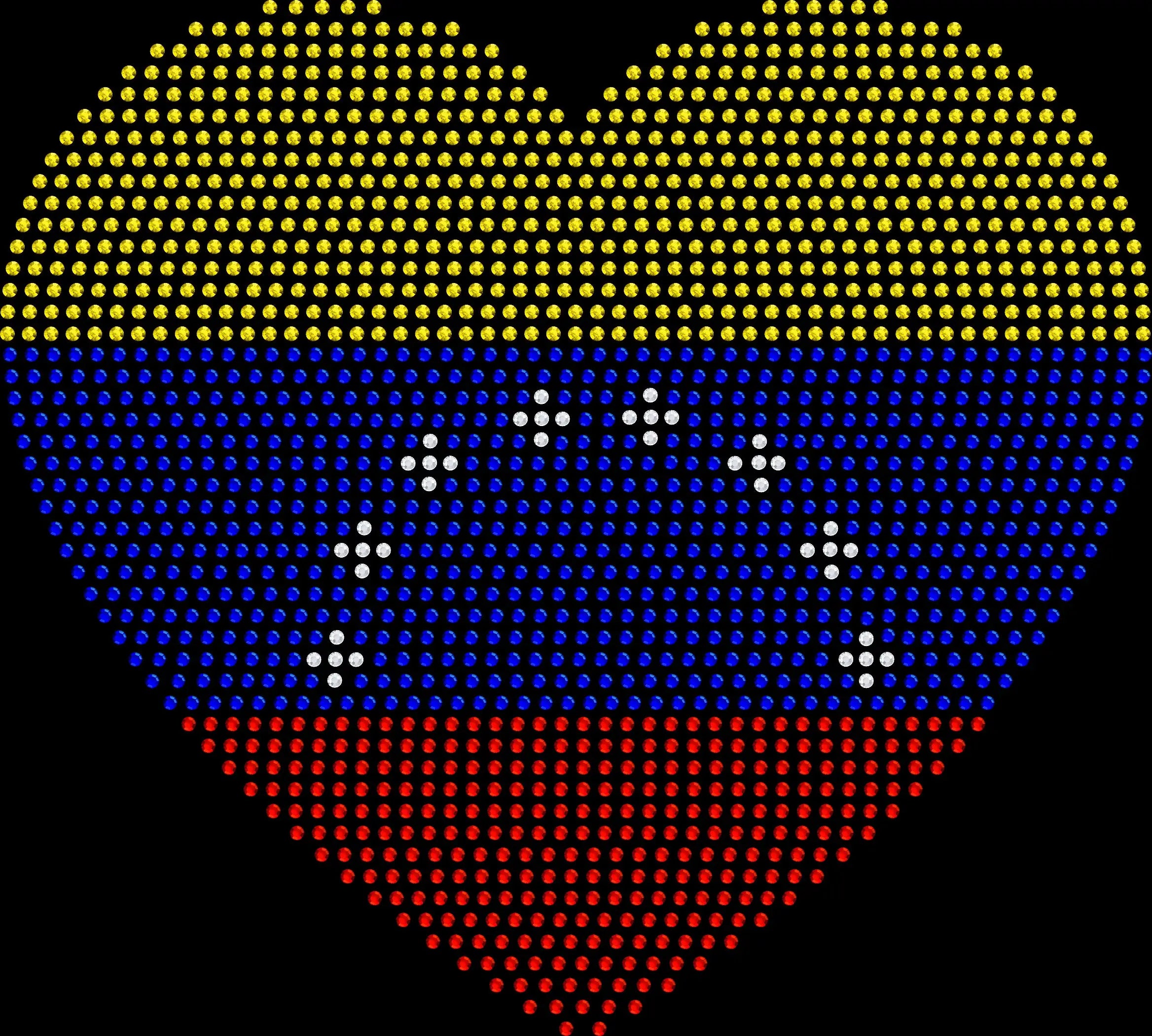 Venezuela Flag Heart rhinestone shirt featuring sparkling crystal accents forming a heart filled with the Venezuelan flag on a soft women’s tee, perfect for cultural pride, festivals, and everyday heritage wear.