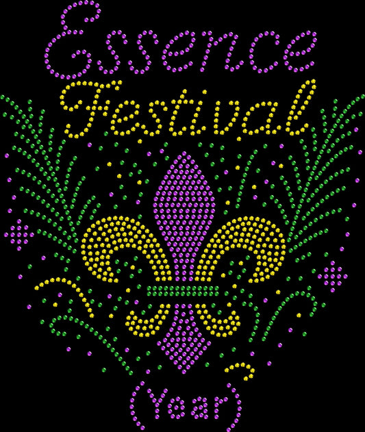 Shine in style with this Essence Festival 2026 rhinestone glam shirt. Perfect for concerts, girls trips, vacations, festival outfits, and empowerment events.