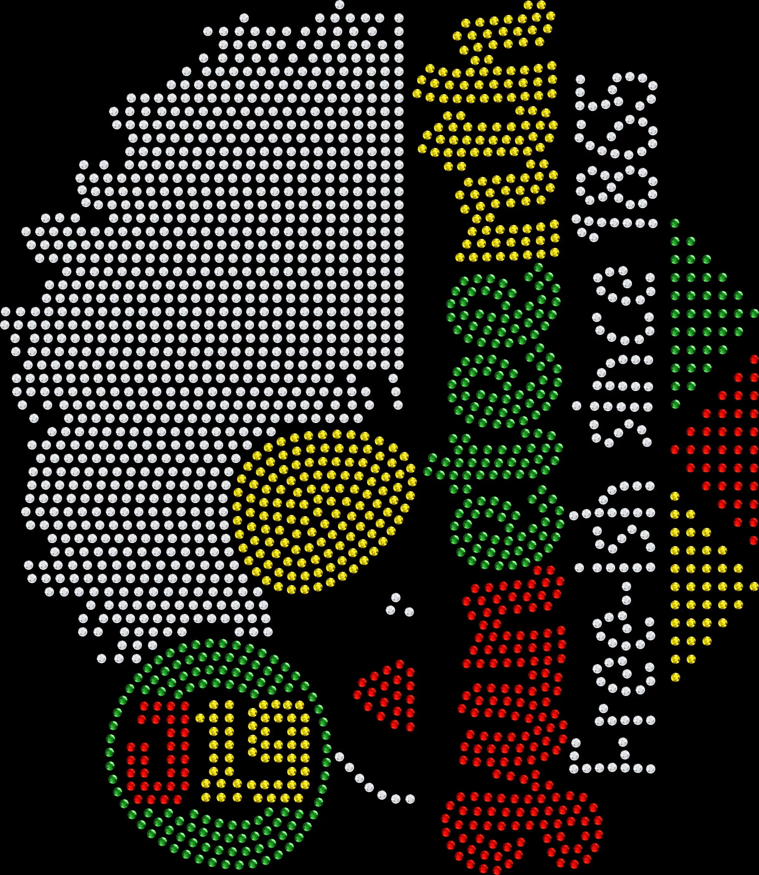 Juneteenth Half Afro Face rhinestone shirt featuring a sparkling crystal half-face silhouette with afro-inspired design on a soft women’s fashion tee, celebrating Black heritage, freedom, and cultural pride