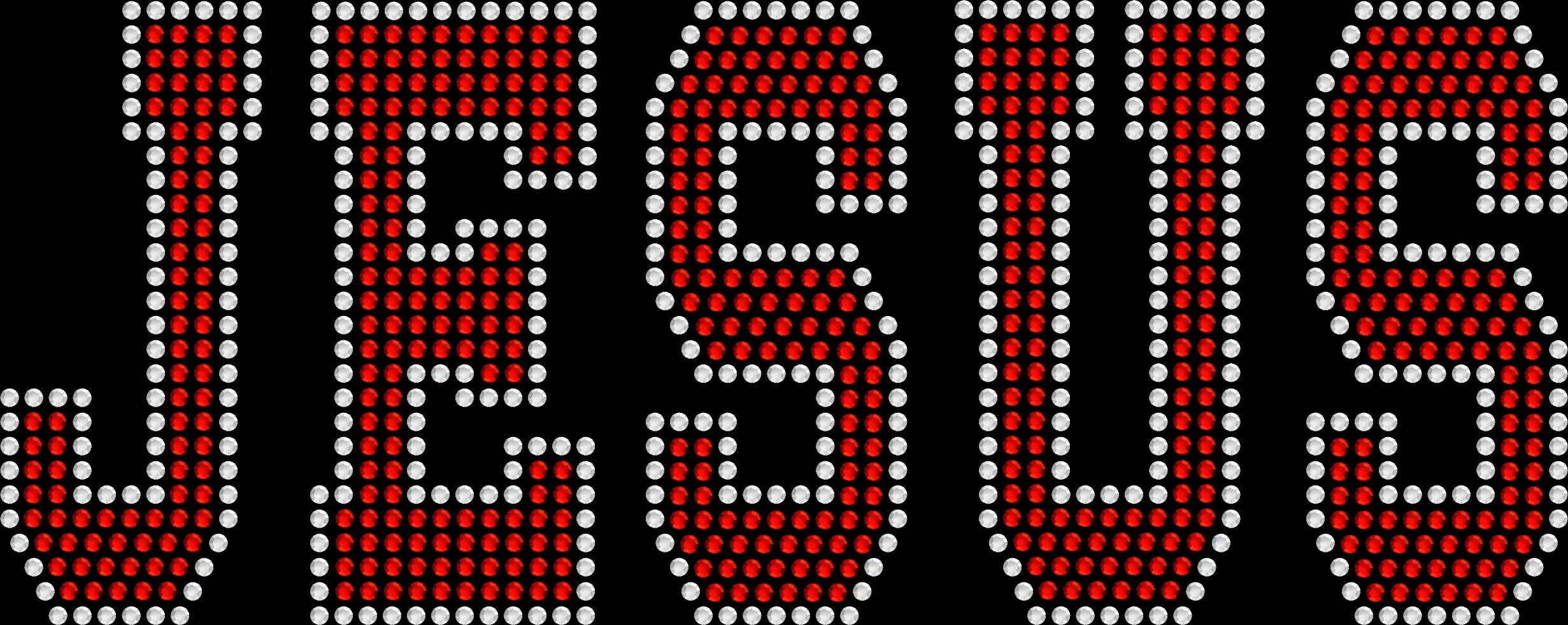 JESUS rhinestone shirt featuring bold sparkling crystal lettering on a soft women’s Christian faith tee, perfect for church services, worship events, and Easter celebrations