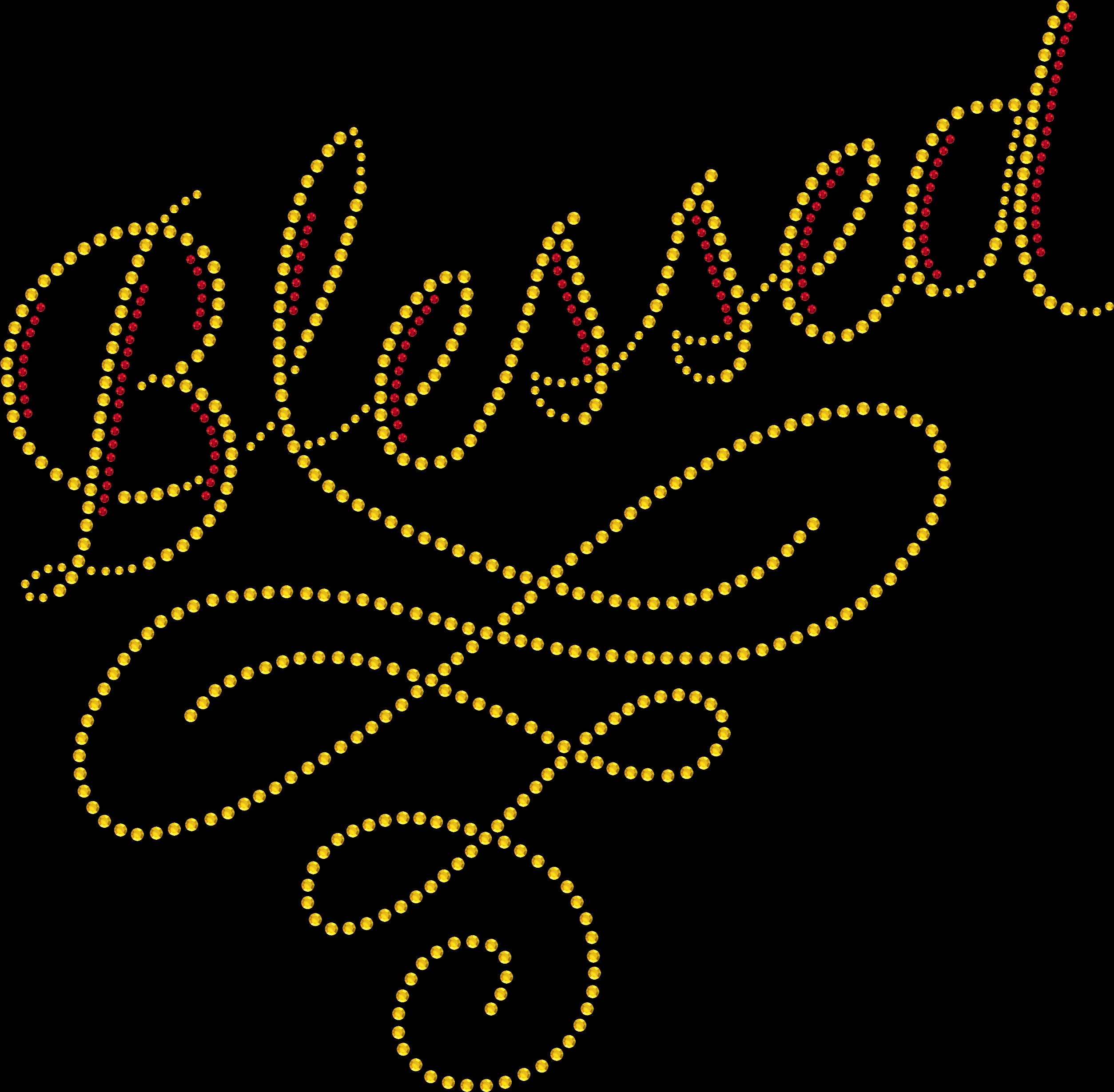 Shine in faith with this Blessed rhinestone shirt. Perfect for church, everyday wear, and inspirational outfits with sparkle.