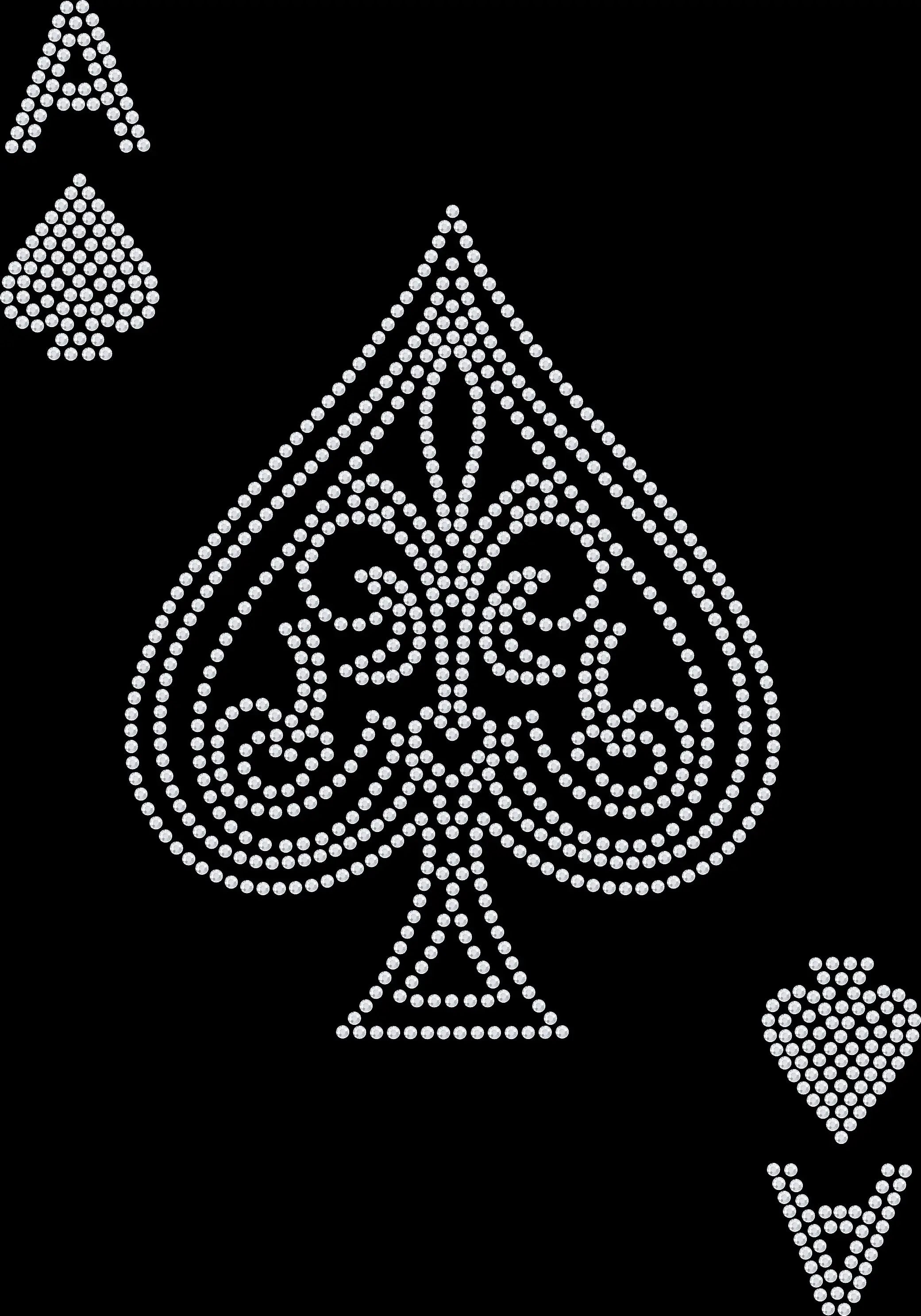 Show off your casino glam style with this Ace of Spades rhinestone shirt. Perfect for Vegas vacations, poker nights, and gambling lovers.