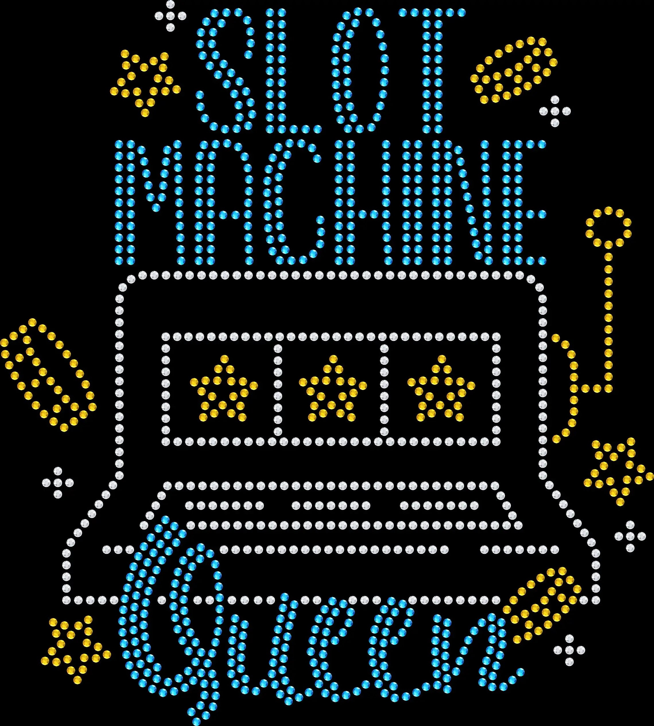 Show off your Vegas glam with this Slot Machine Queen rhinestone shirt. Perfect for casino nights, girls trips, and gambling lovers.
