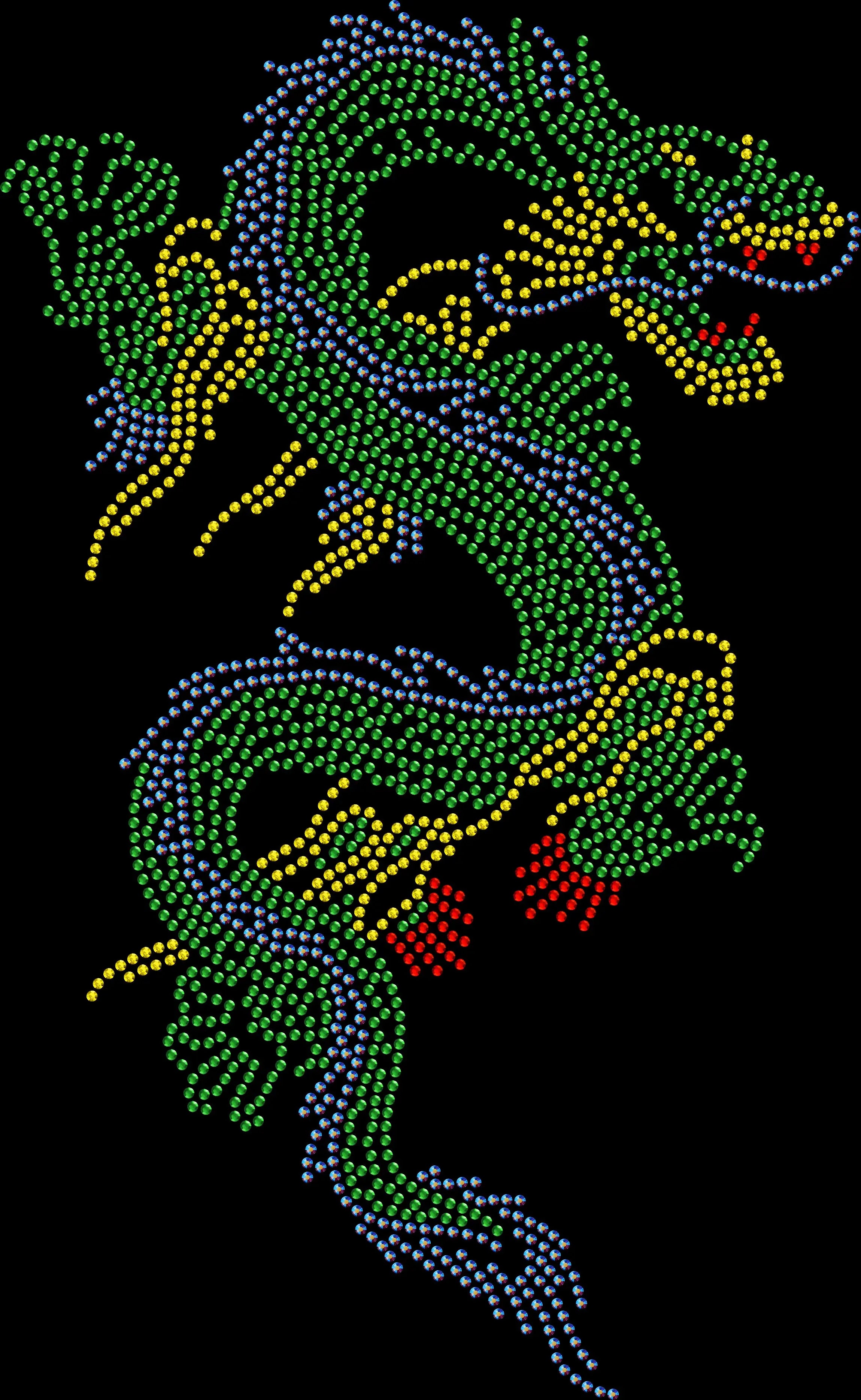 Fancy Dragon Rhinestone Shirt | Fantasy Dragon Graphic Tee