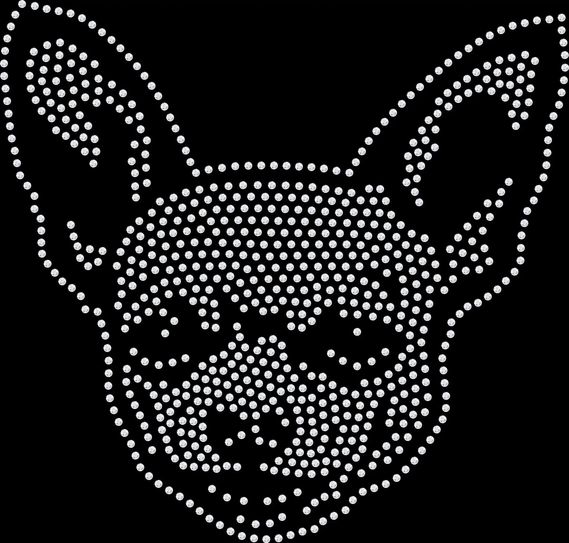 chihuahua head rhinestone shirt featuring adorable dog face design for chihuahua moms and dog lovers