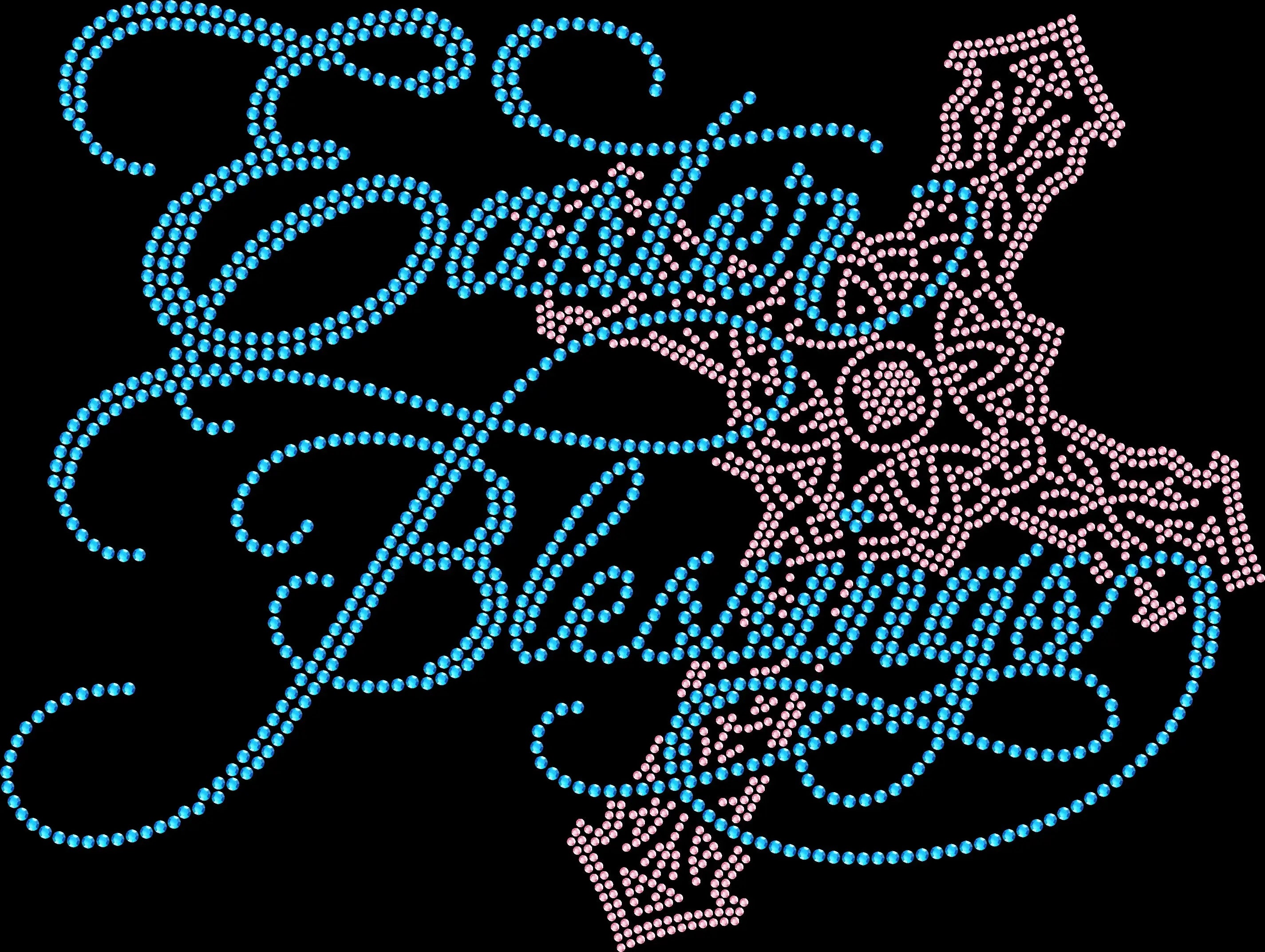 Sparkling rhinestone Easter Blessings shirt on a black t-shirt, faith-based Easter bling tee for women perfect for church and spring celebrations.