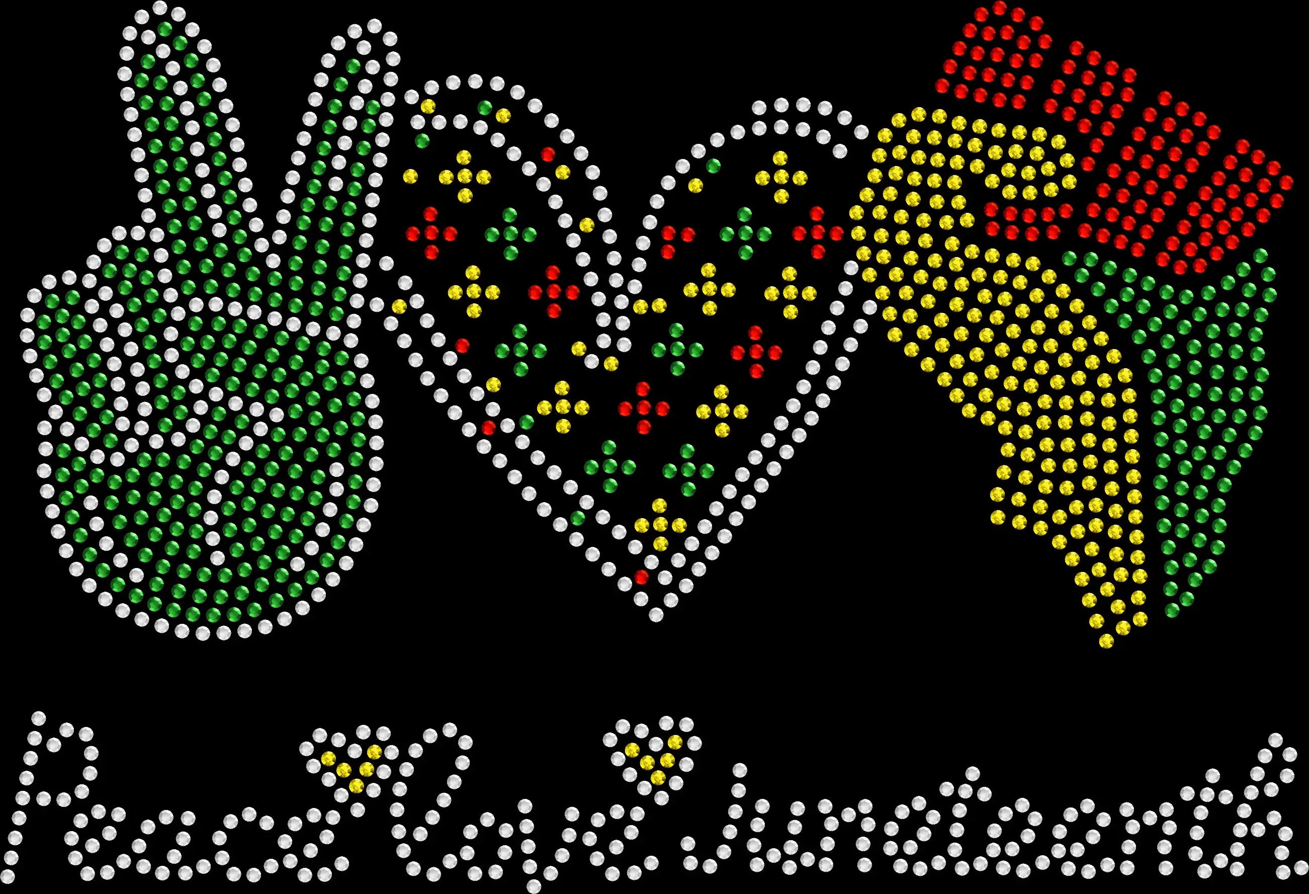 Peace Love Juneteenth rhinestone shirt featuring sparkling crystal lettering on a soft women’s fashion tee, celebrating Black freedom, culture, and pride with bold glam sparkle