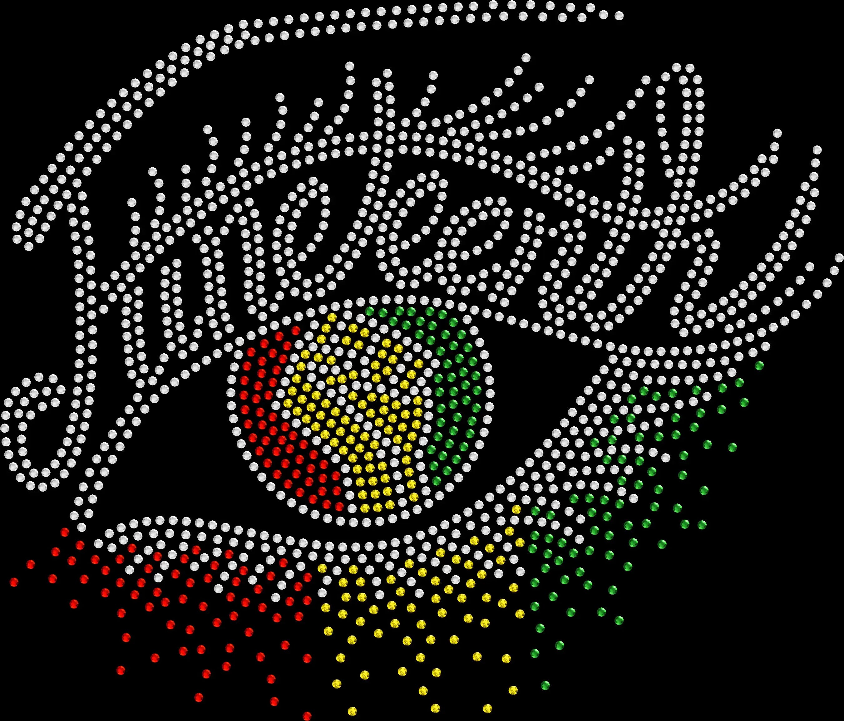 Juneteenth Eye rhinestone shirt featuring a symbolic eye graphic with sparkling crystal embellishments on a soft women’s fashion tee, celebrating Black freedom, culture, and pride with bold sparkle