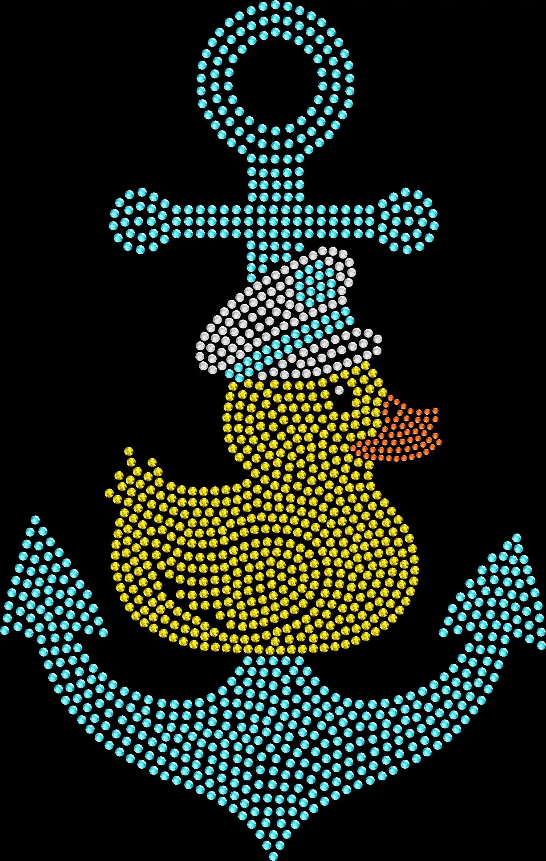 Join the cruise duck trend in style with this nautical rhinestone shirt. Cute, sparkly, and perfect for cruise vacations and matching outfits.