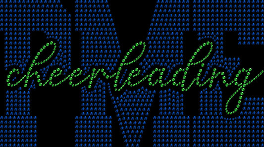PME Cheerleading shirt featuring a sparkling team spirit design created with premium glass rhinestones or holographic spangles. Cheerleading apparel for cheerleaders, cheer moms, families and fans attending competitions, football games, pep rallies, team events, school spirit days, and championships. 📣🎀✨💎🏆