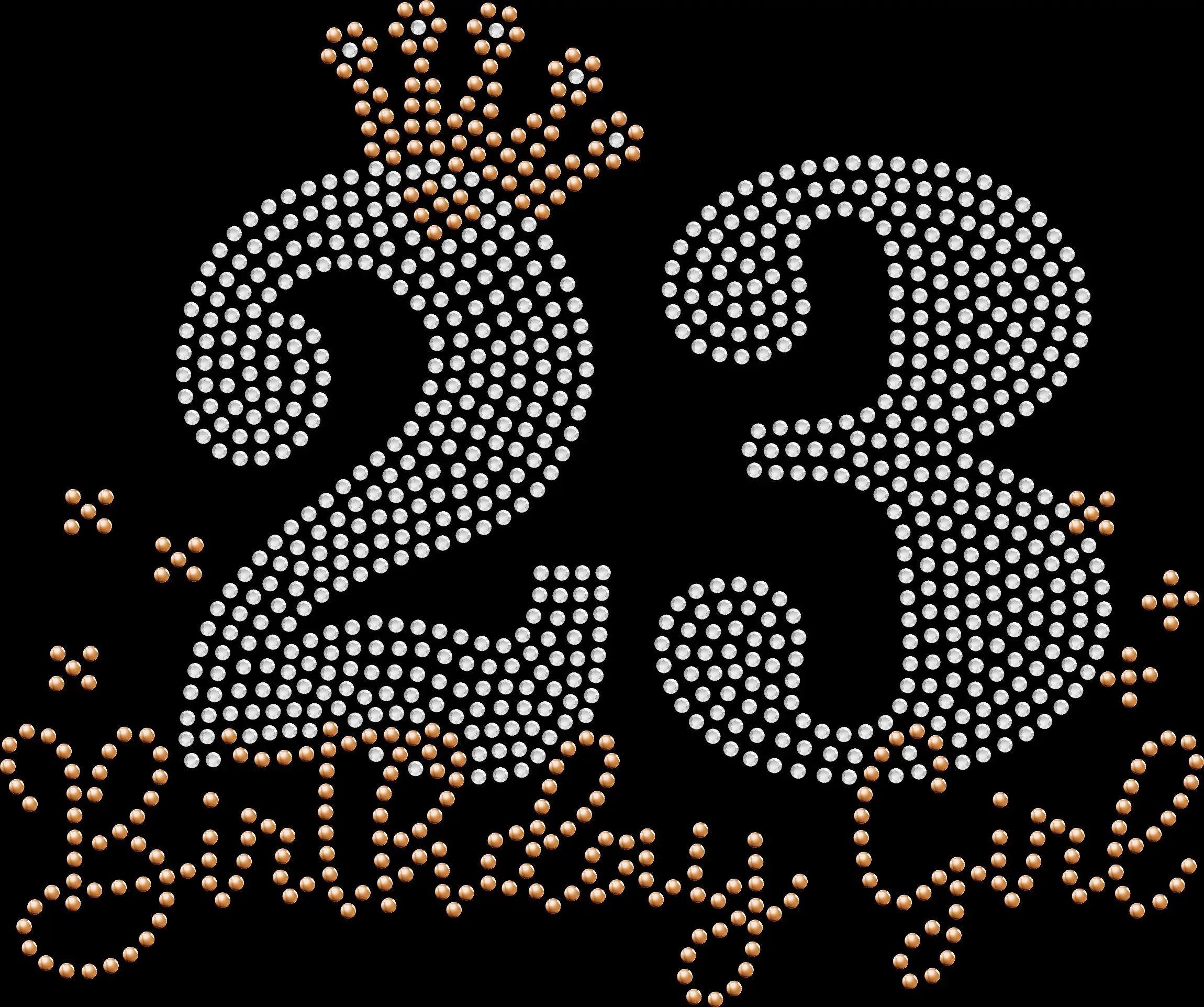 birthday girl crown rhinestone shirt personalized with custom birthday age on black shirt