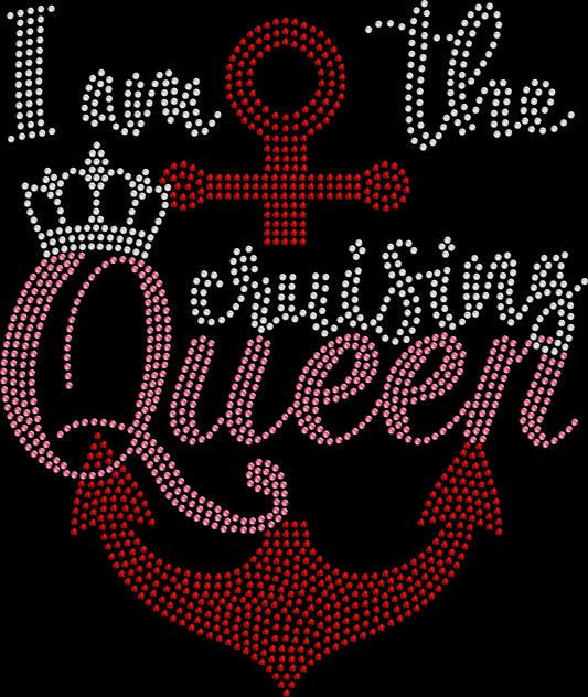 Step into your cruise queen era with this rhinestone anchor shirt. Perfect for vacations, girls trips, and standout travel outfits.
