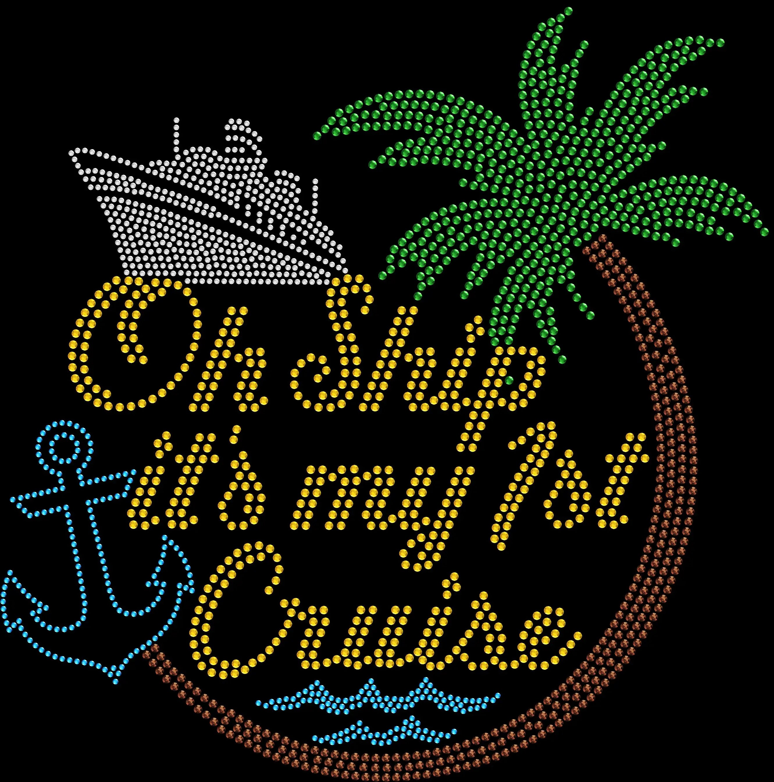 Celebrate your first cruise in style with this Oh Ship rhinestone shirt. Perfect for vacations, gifts, and unforgettable travel memories.