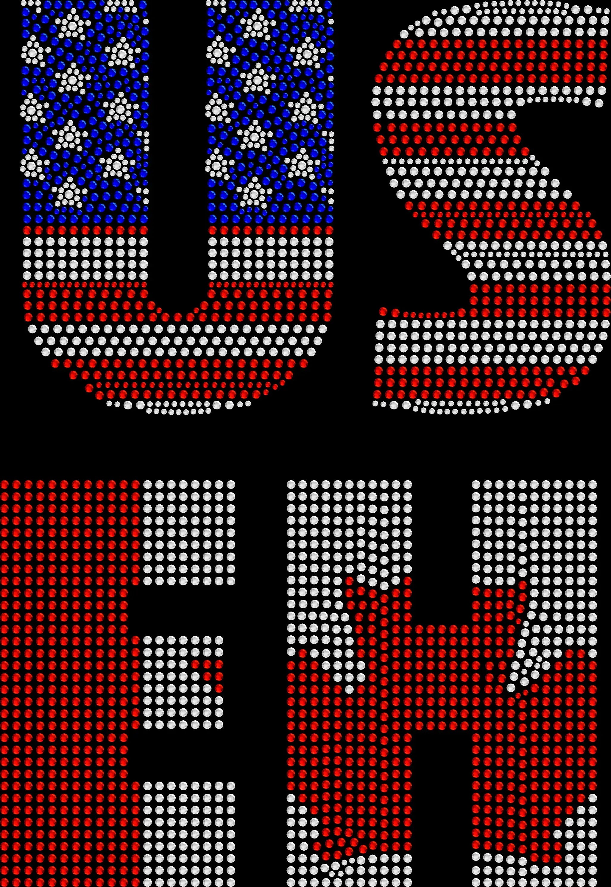 US EH Canadian USA rhinestone shirt with sparkling crystal lettering on a soft unisex tee, patriotic bling shirt for women, funny USA Canada apparel with high shine rhinestones