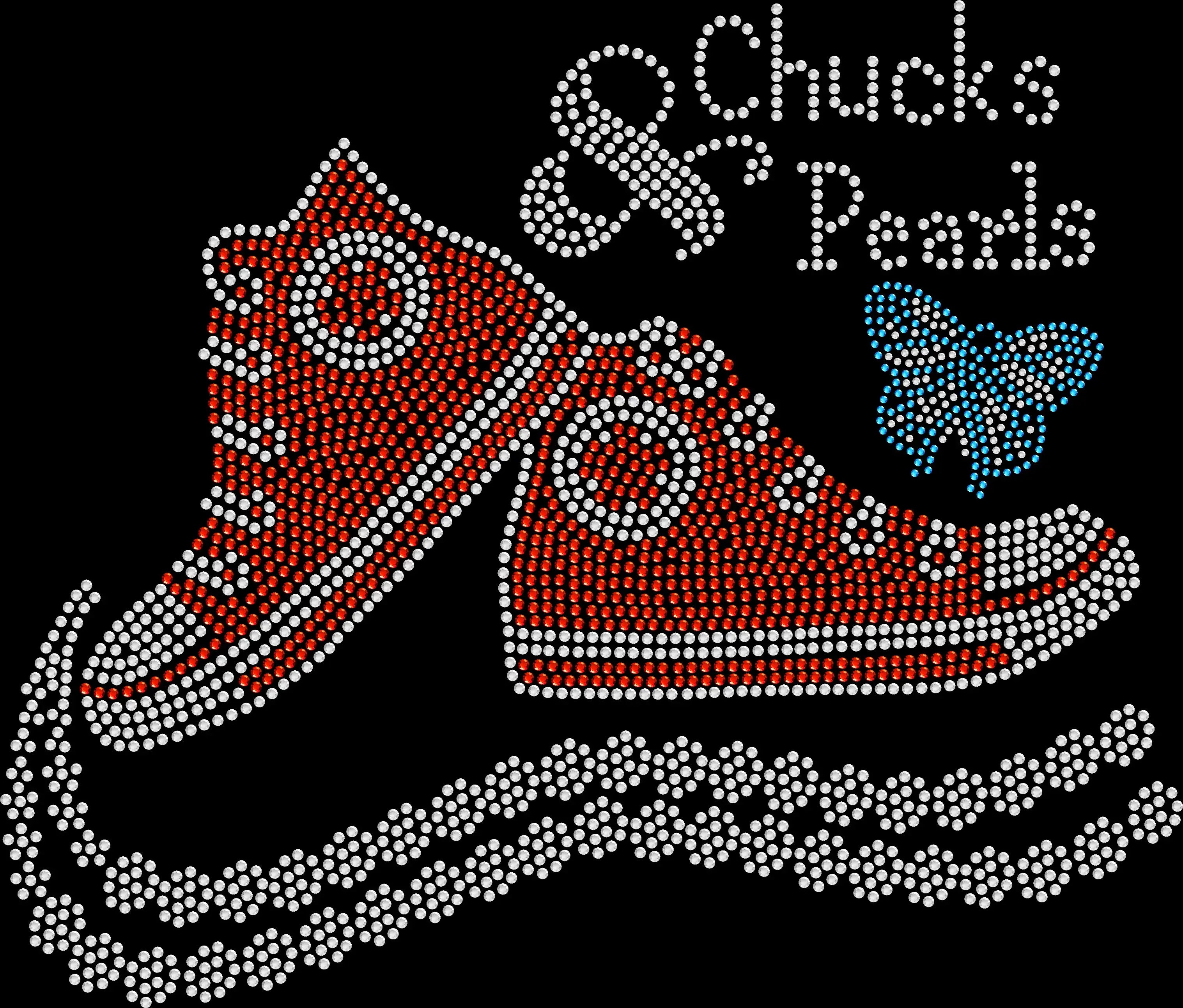 Chucks and Pearls shirt featuring a stylish sneaker and pearl-inspired design created with premium glass rhinestones or holographic spangles. Sparkling women's statement apparel perfect for brunches, girls' trips, ladies' gatherings, weekend getaways, group events, sneaker lovers, and pearl-inspired style. 👟🤍✨💎💕