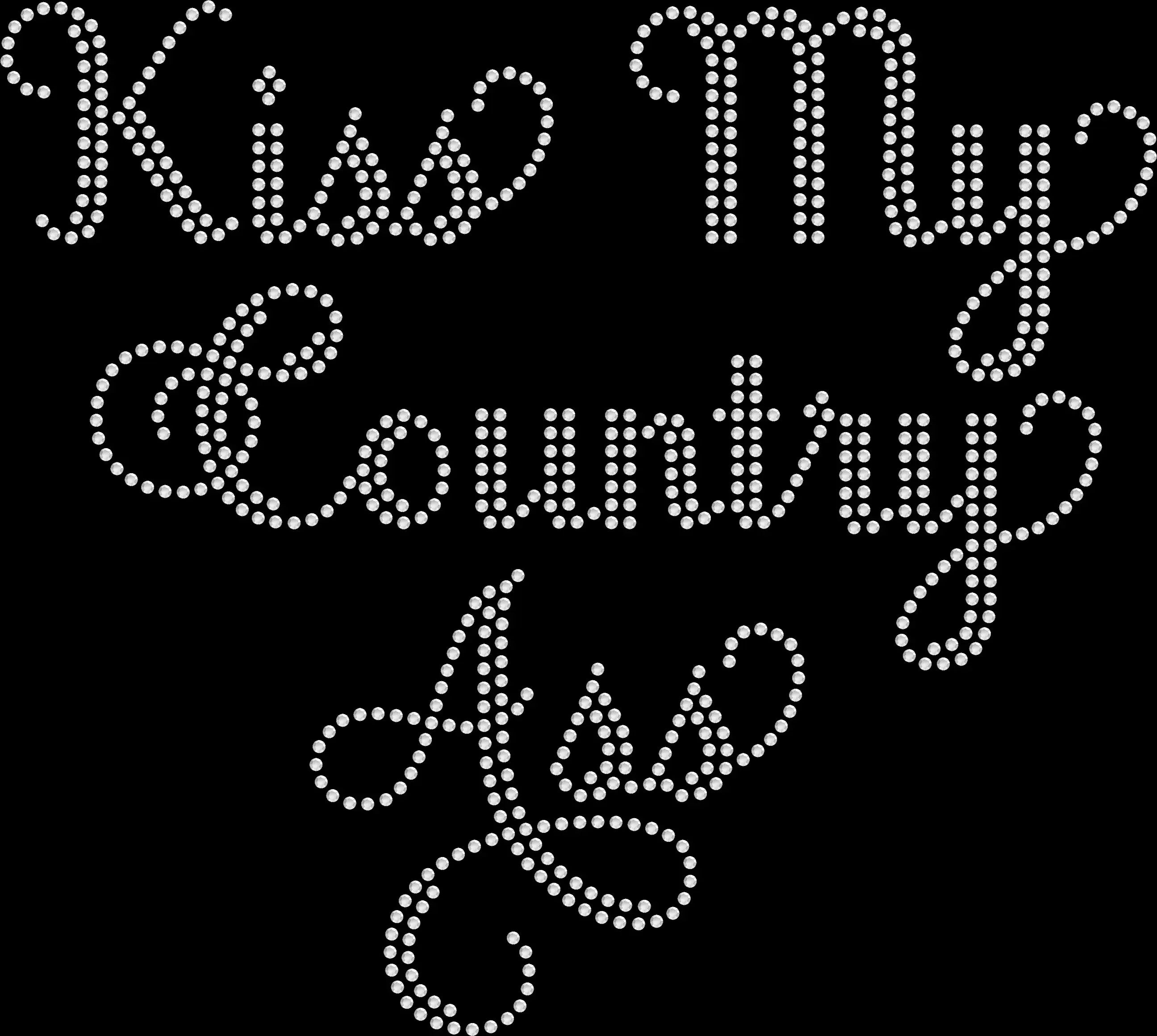 Kiss My Country Ass rhinestone shirt featuring a bold sassy country saying in sparkling rhinestones for cowgirls, country concerts, honky-tonks, rodeos, girls' trips and western events.