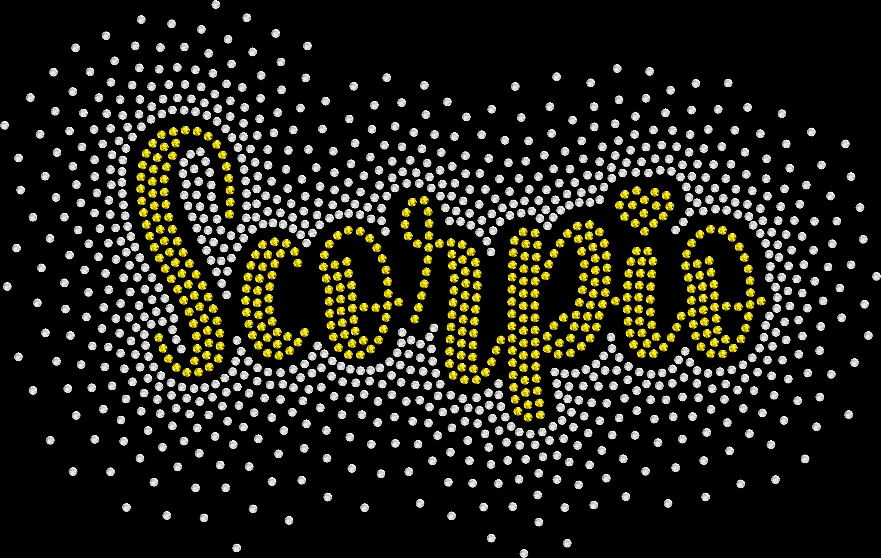 Scorpio zodiac rhinestone shirt featuring sparkling Scorpio lettering with a firework-inspired accent for October and November birthdays, zodiac celebrations, girls' nights, cruises, vacations and astrology lovers.