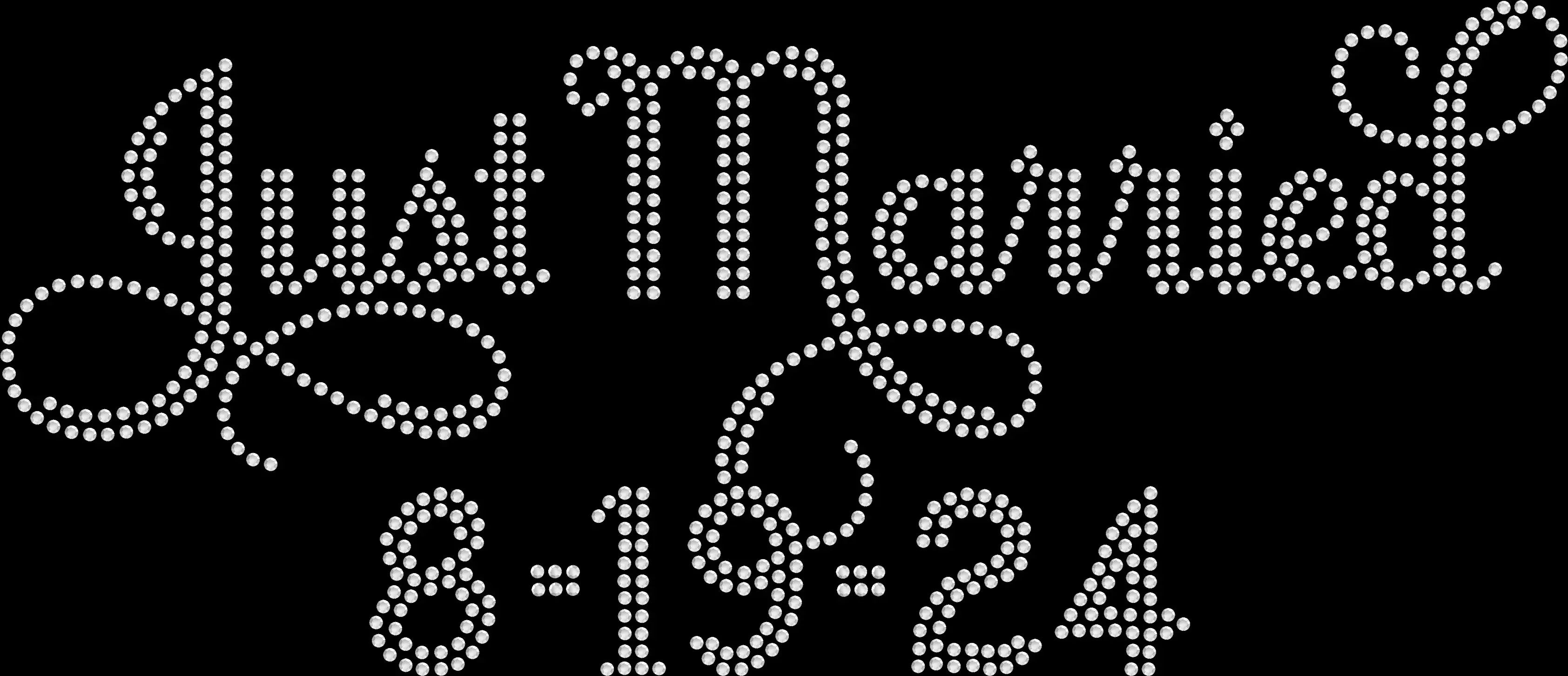 💍👰‍♀️ Just Married Custom Date Rhinestone Shirt | Personalized Wedding Date, Newlywed & Honeymoon Bling Tee 🥂💕💎✨ - 3092