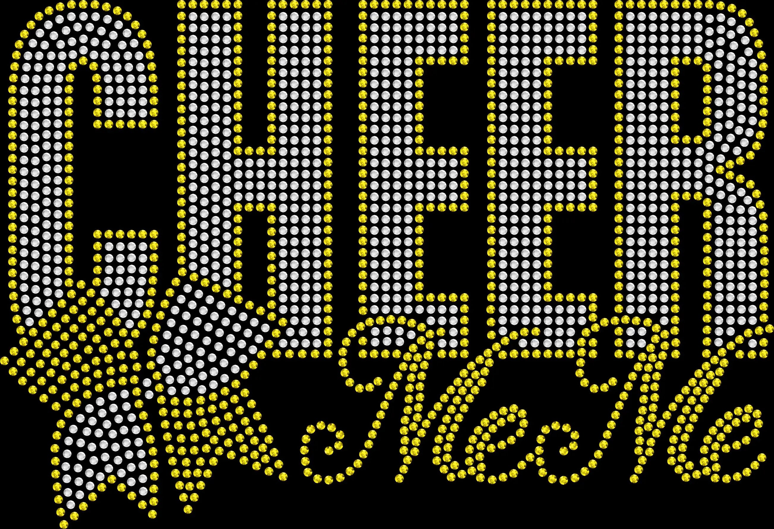 Cheer MeMe rhinestone shirt featuring sparkling crystal lettering with a cheer bow design on a soft t-shirt, cheer grandma bling apparel