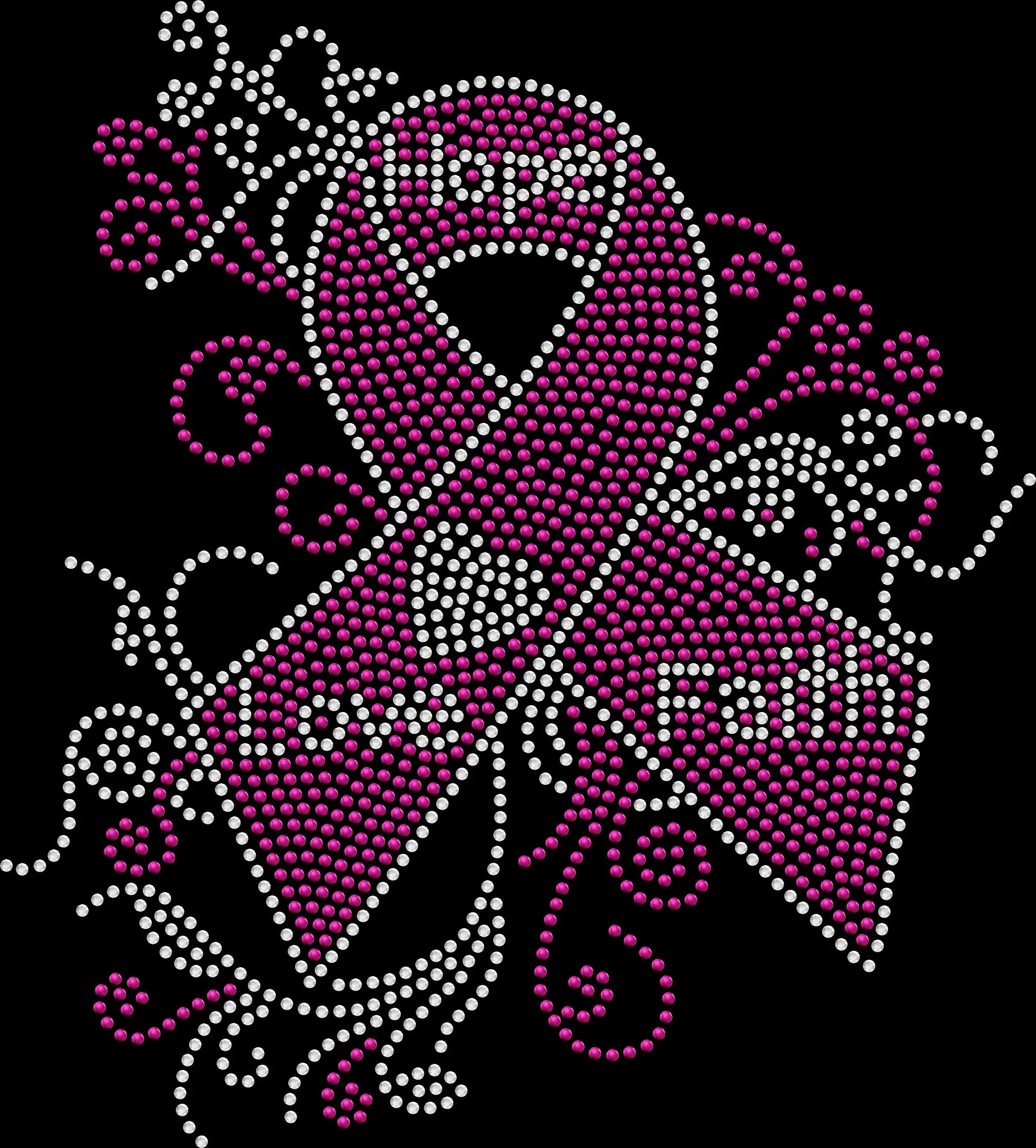 Hope Love Faith Swirly Awareness Ribbon - 3151