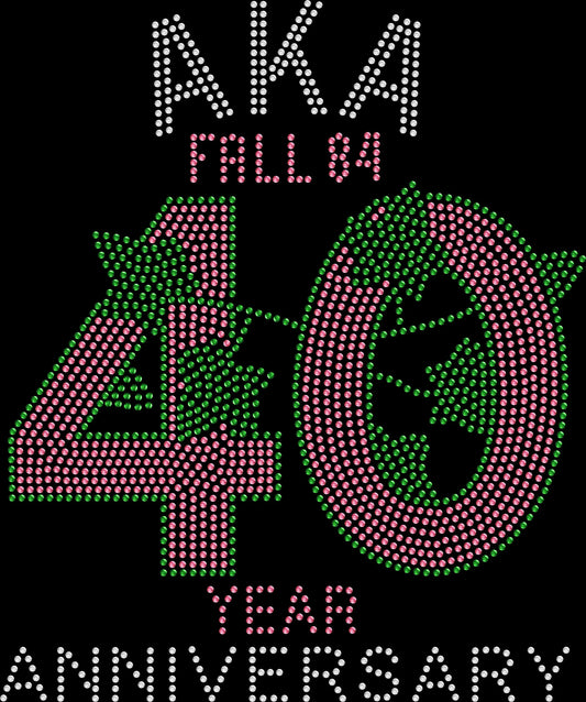 30 Year Greek Anniversary shirt celebrating 30 years of sisterhood with premium glass rhinestones or holographic spangles. Sparkling milestone apparel for sorority reunions, anniversary weekends, chapter gatherings, Greek life celebrations, conferences, girls' trips, and anniversary photos. 💗💚✨🎉💎