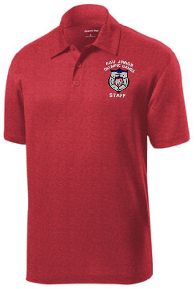 Men's (Adult) AAU Red Staff Polo