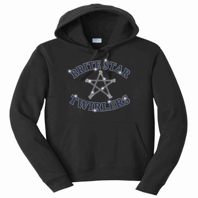 Brite Star Twirlers- Adult Bling Hoodie