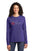 University Carillon Spangle Bling shirt -long sleeve crew neck Schools Becky's Boutique XS Purple 