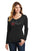University Carillon Spangle Bling shirt - long sleeve v-neck Long Sleeve V-Neck Becky's Boutique XS Black 
