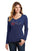 University Carillon Spangle Bling shirt - long sleeve v-neck Long Sleeve V-Neck Becky's Boutique XS Navy Blue 