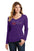 University Carillon Spangle Bling shirt - long sleeve v-neck Long Sleeve V-Neck Becky's Boutique XS Purple 
