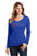 University Carillon Spangle Bling shirt - long sleeve v-neck Long Sleeve V-Neck Becky's Boutique XS Royal Blue 